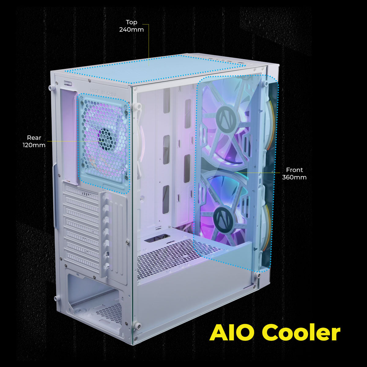 Zebronics Conquer Premium gaming chassis