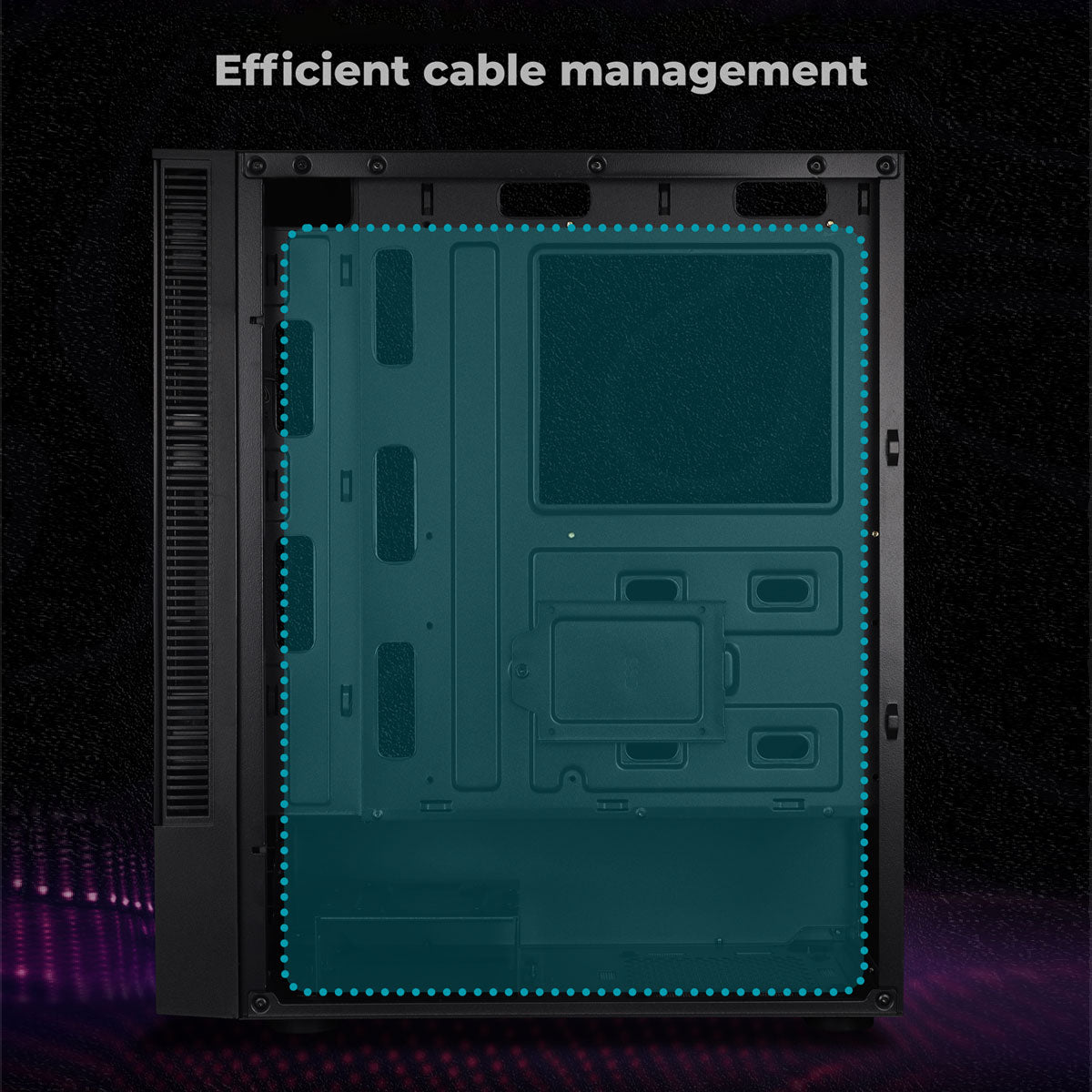 Zeb-Draco - Gaming Cabinet - Zebronics