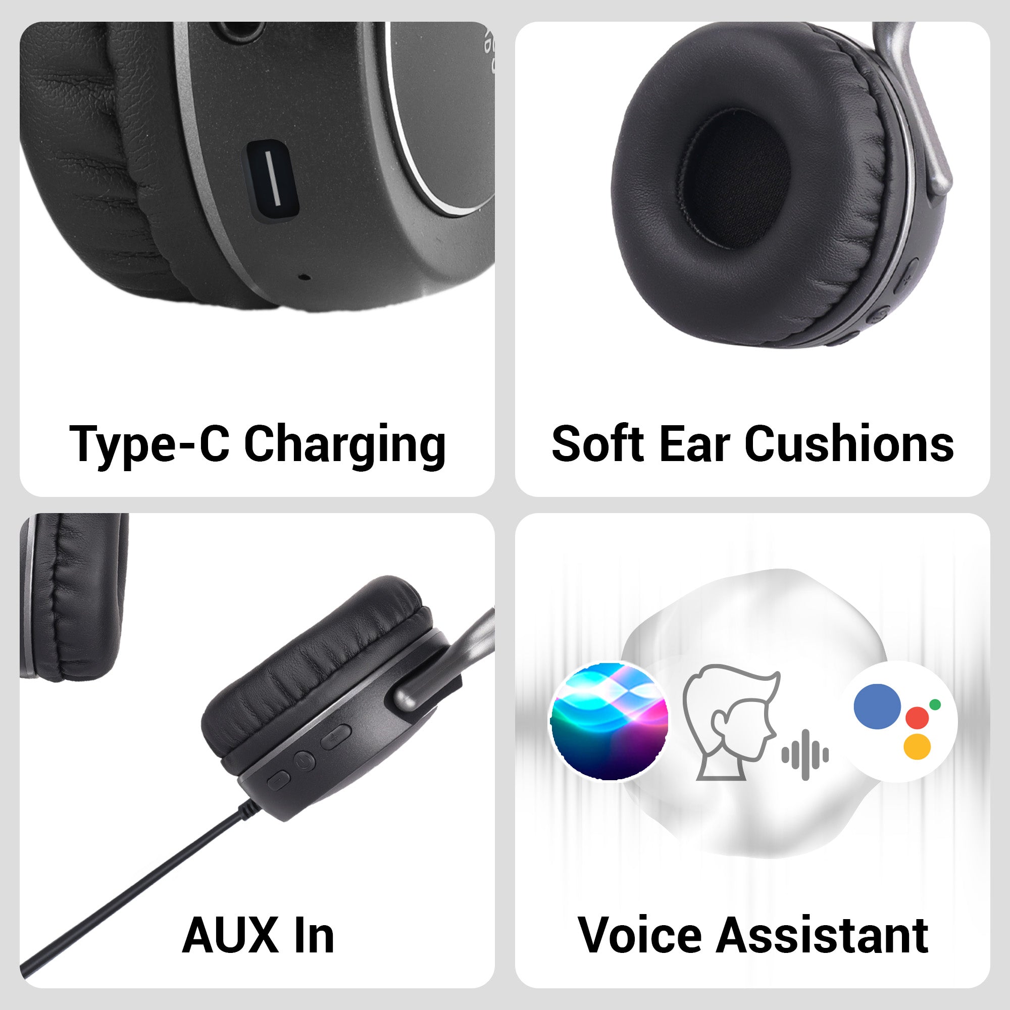 Zebronics Duke 2 Wireless headphone - soft ear cushions