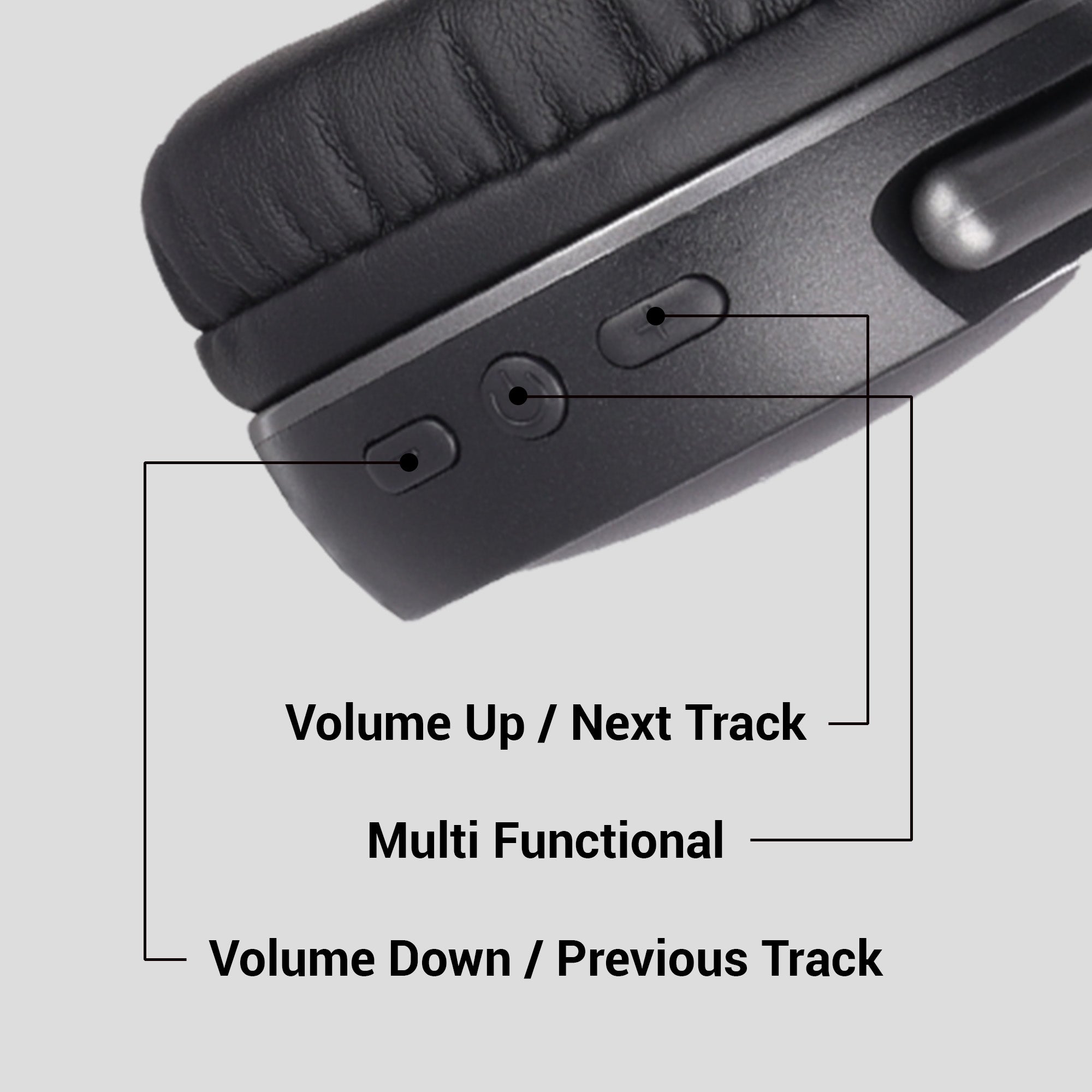 Zebronics Duke 2 Wireless headphone - Volume/Media control