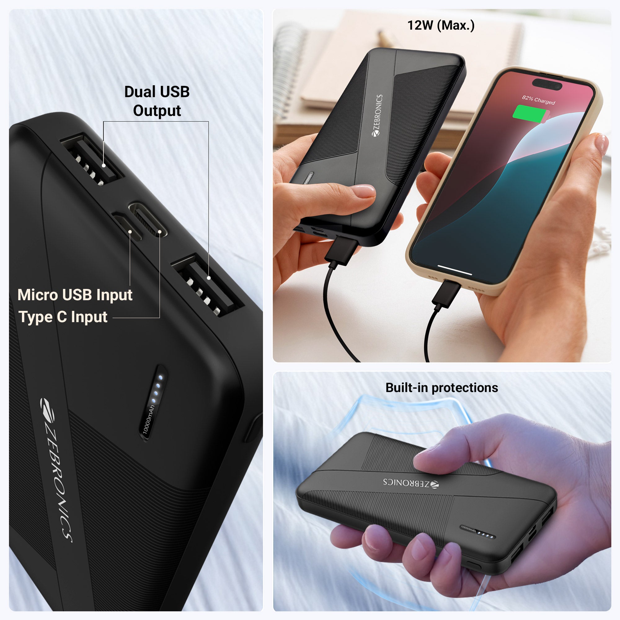 Zebronics - Zeb EnergiPod PB17 - Power Bank