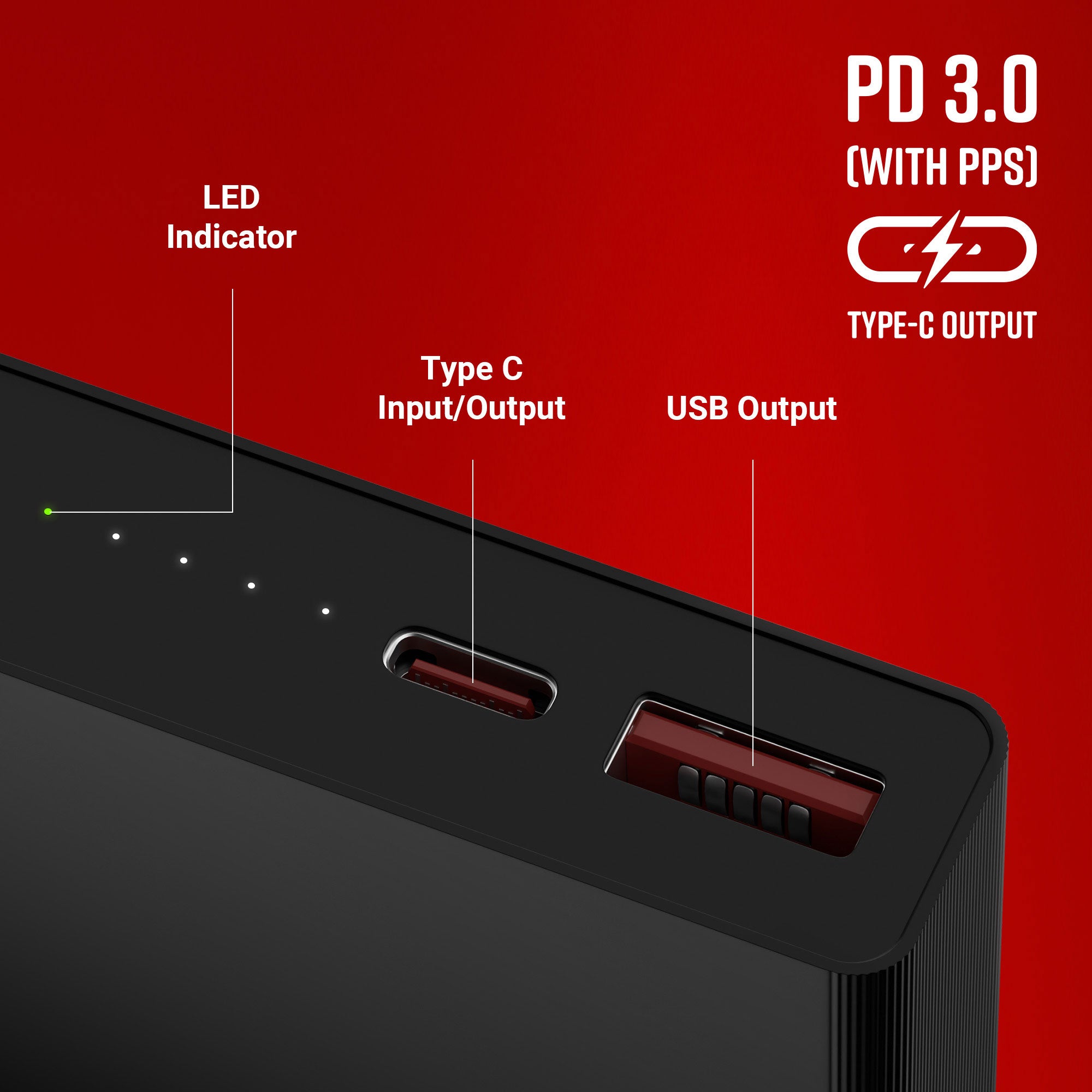 Zebronics - Zeb EnergiTank 10 MR1 - Power Bank