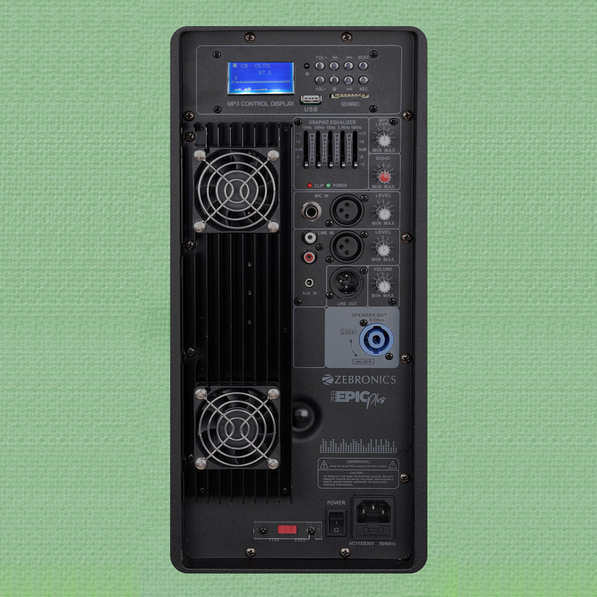 Zeb-Epic Plus - DJ Speaker - Zebronics - input ports