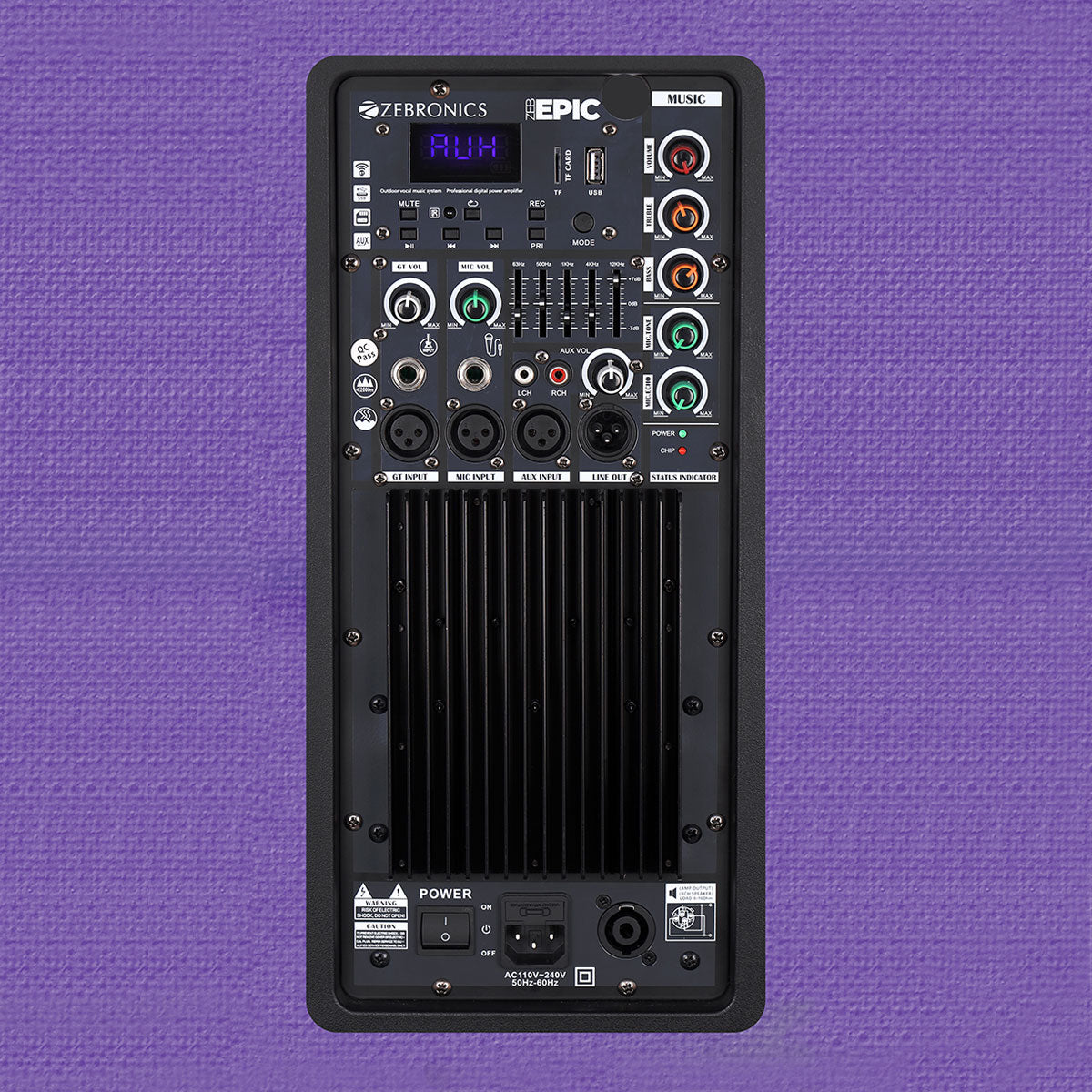 Zeb-Epic - DJ speaker - Zebronics - volume control