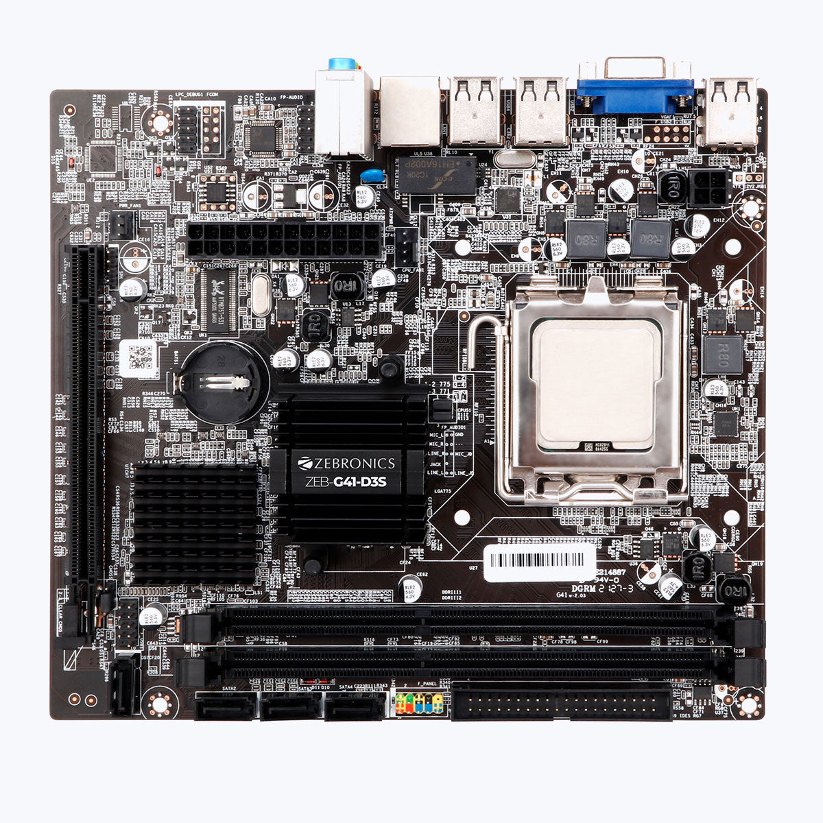 Zeb-G41-D3S - LGA 775 Socket - Motherboard - Zebronics