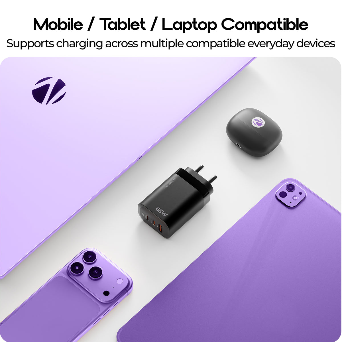 Zebronics- Ganium 651- Mobile USB Charger