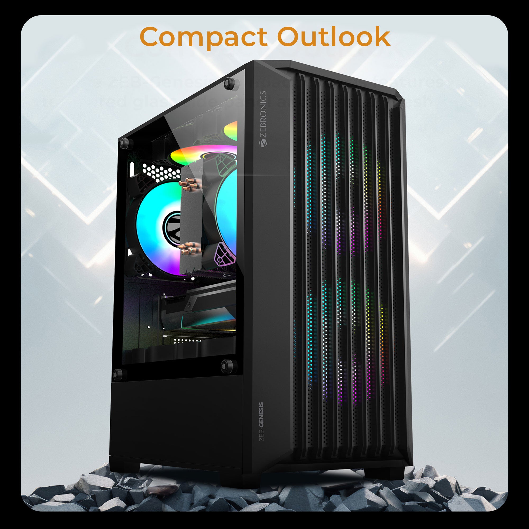 Zebronics - Zeb Genesis - Gaming cabinet