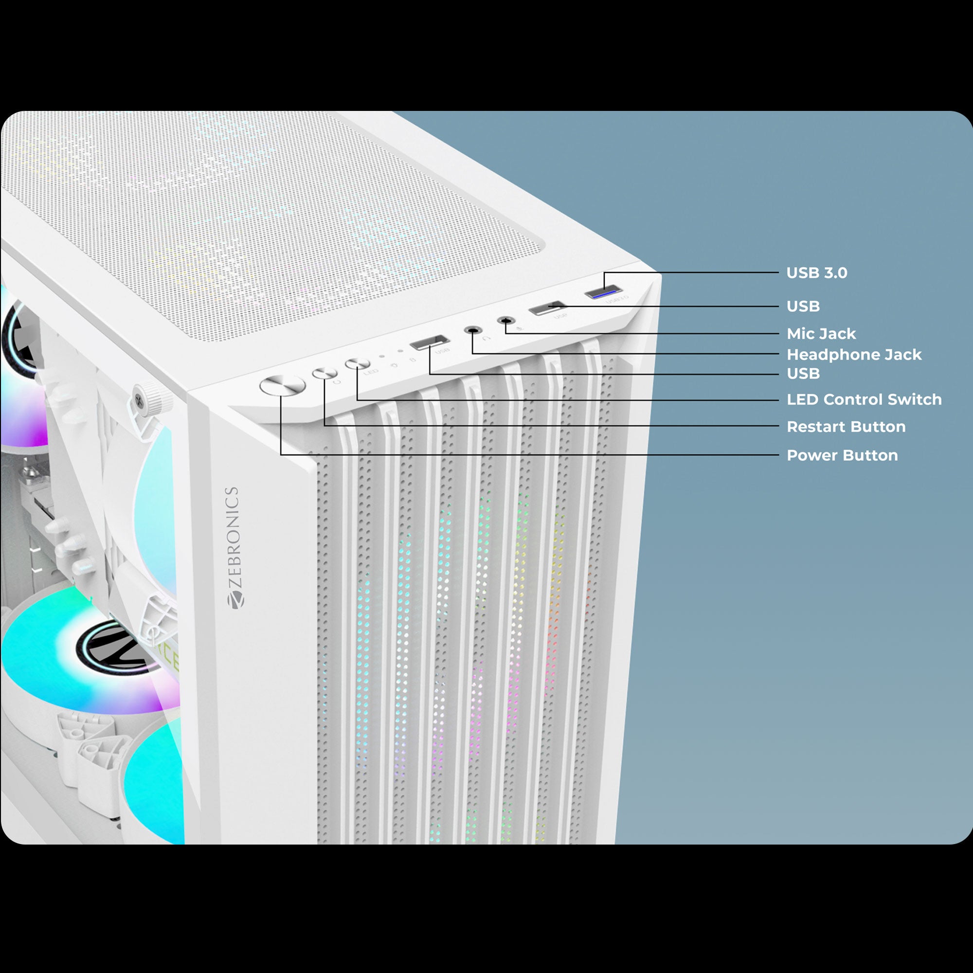 Zebronics - Zeb Genesis - Gaming cabinet