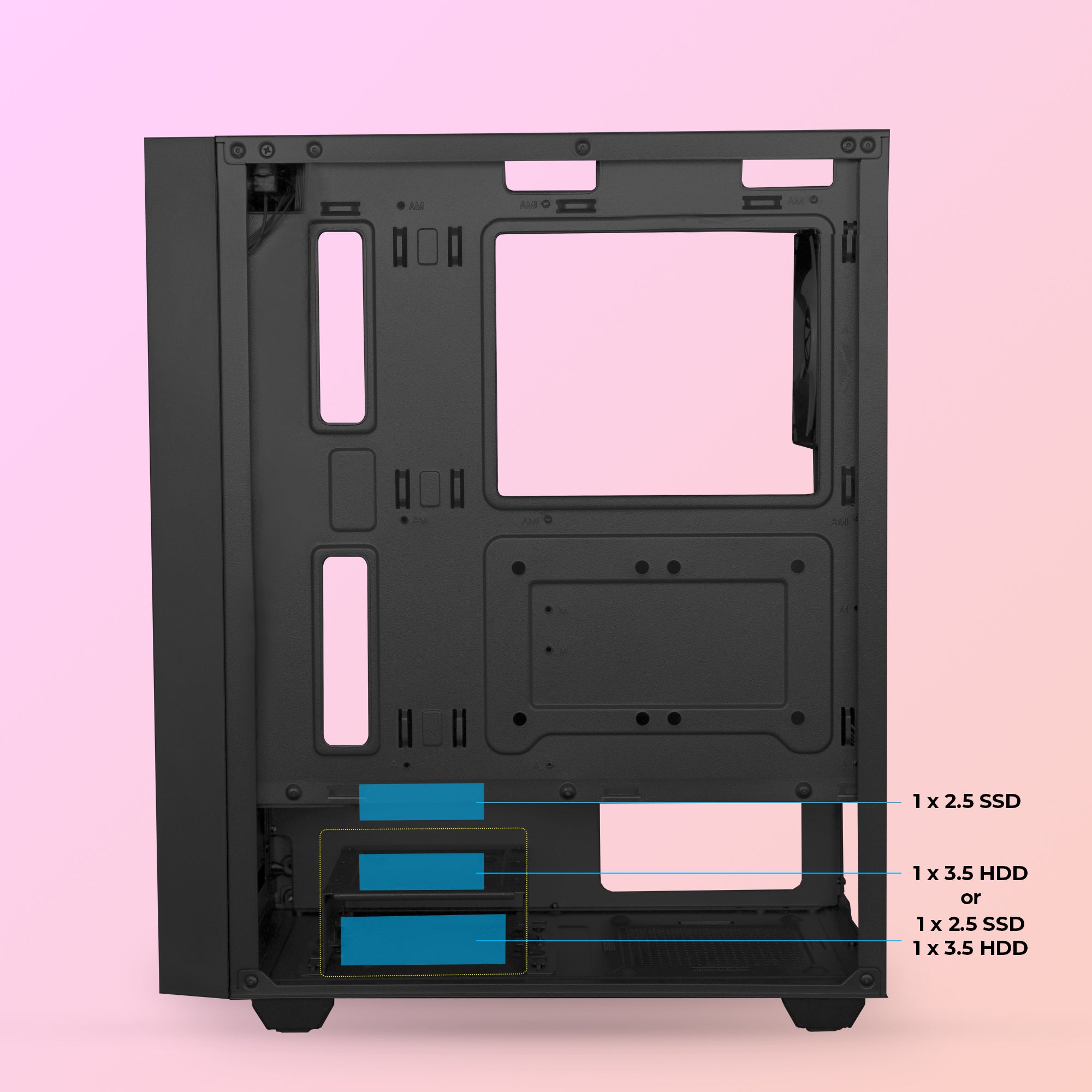 Zeb-Hype - Gaming Cabinet- Zebronics