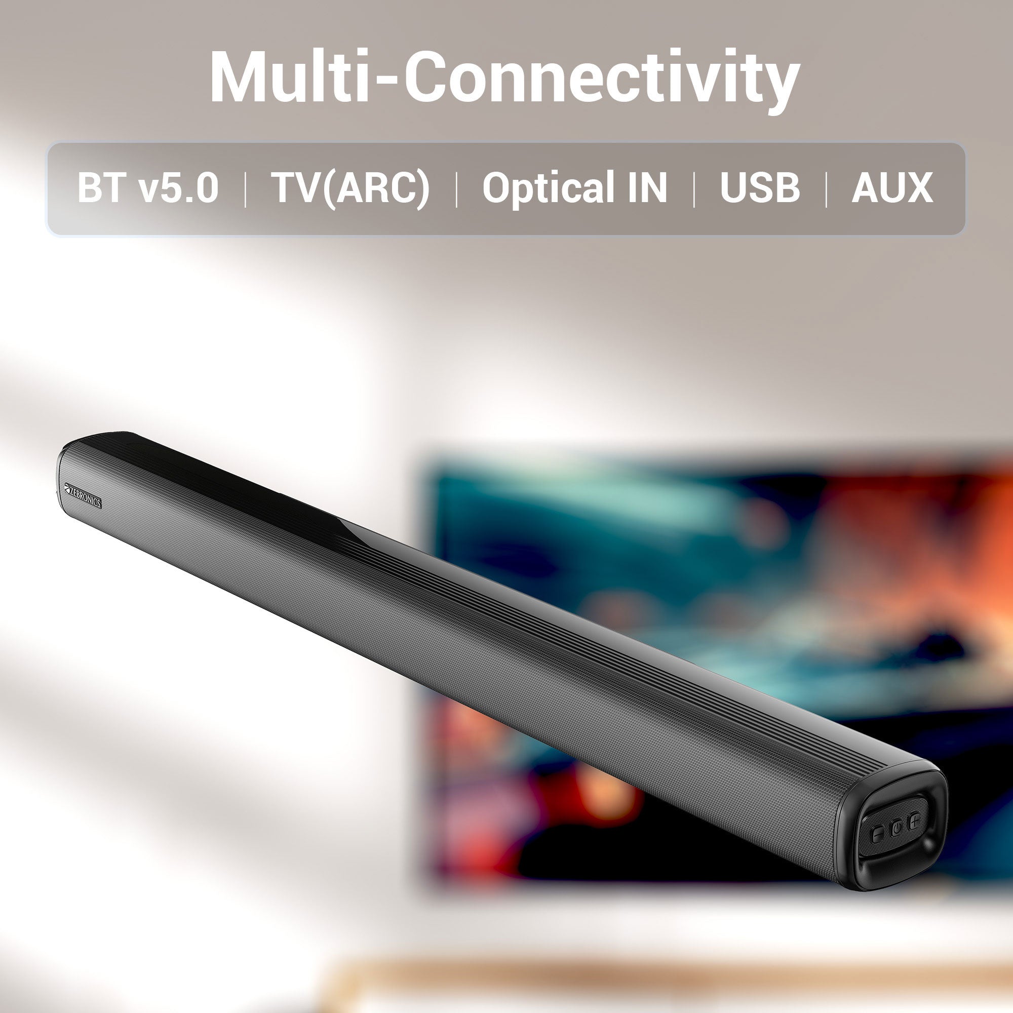Zebronics Zeb Juke Sound Bar 4100 with Multiconnectivity