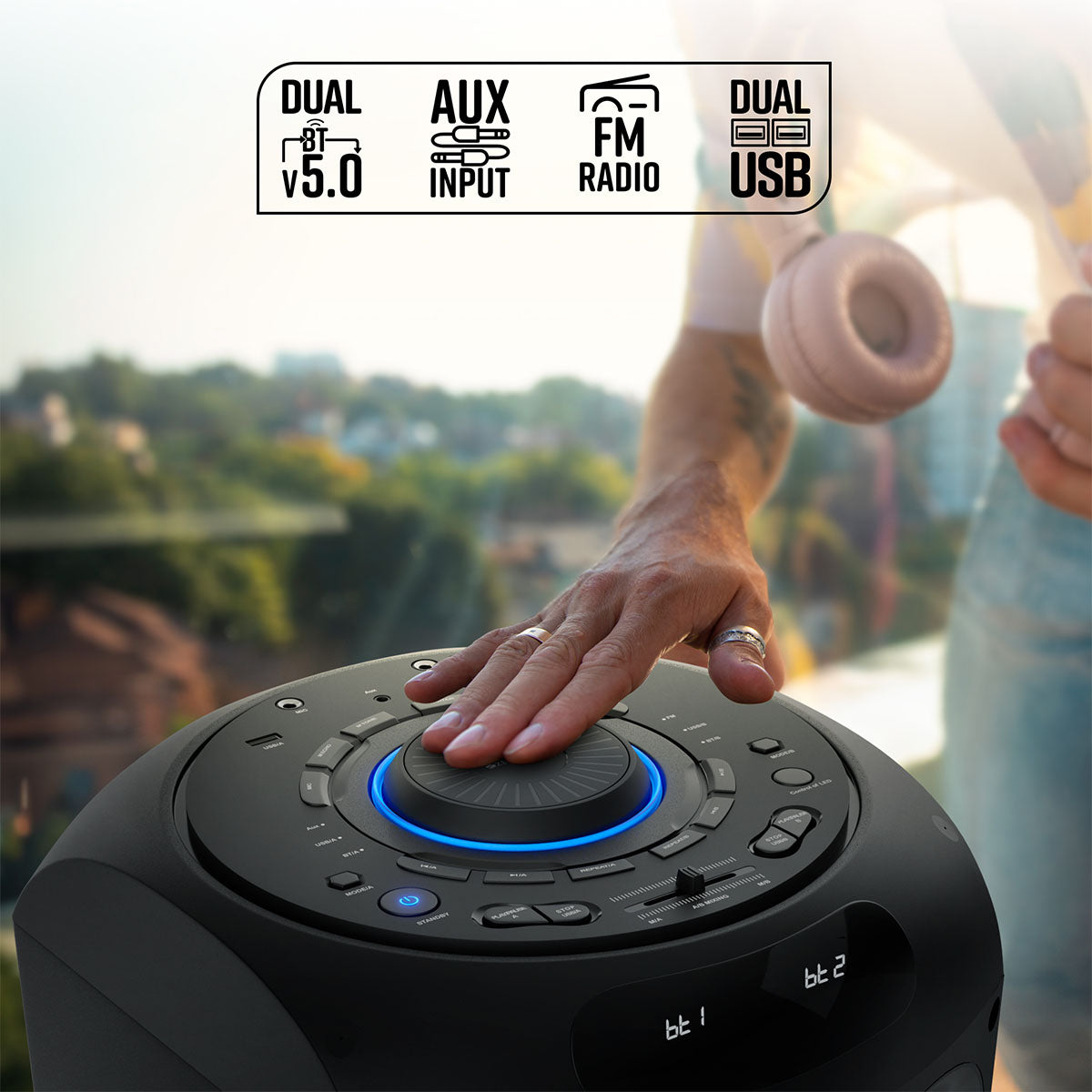 Zeb-Knock - DJ Speaker - Zebronics - DJ control