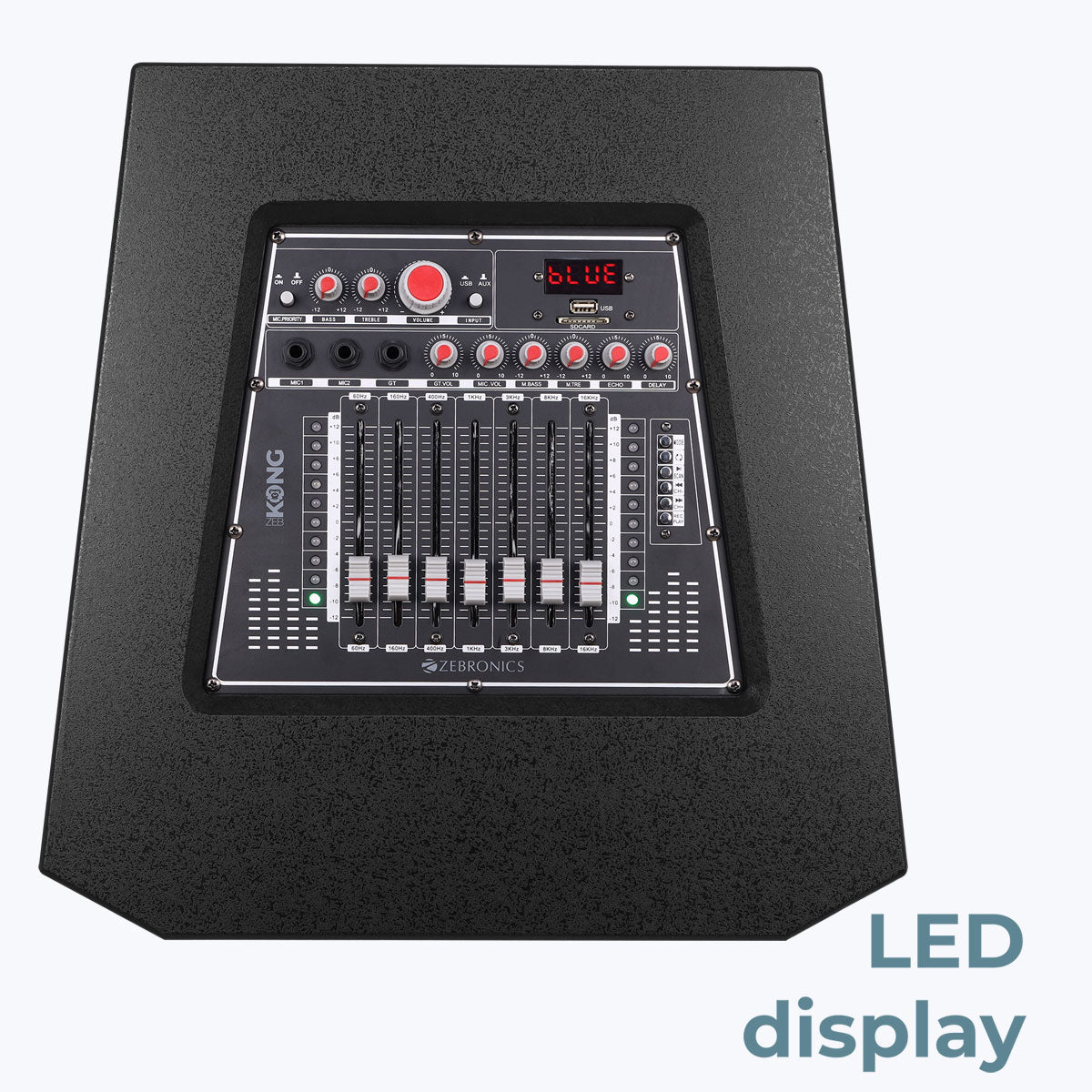 Zeb-Kong - DJ Speaker - Zebronics - Tilted right view