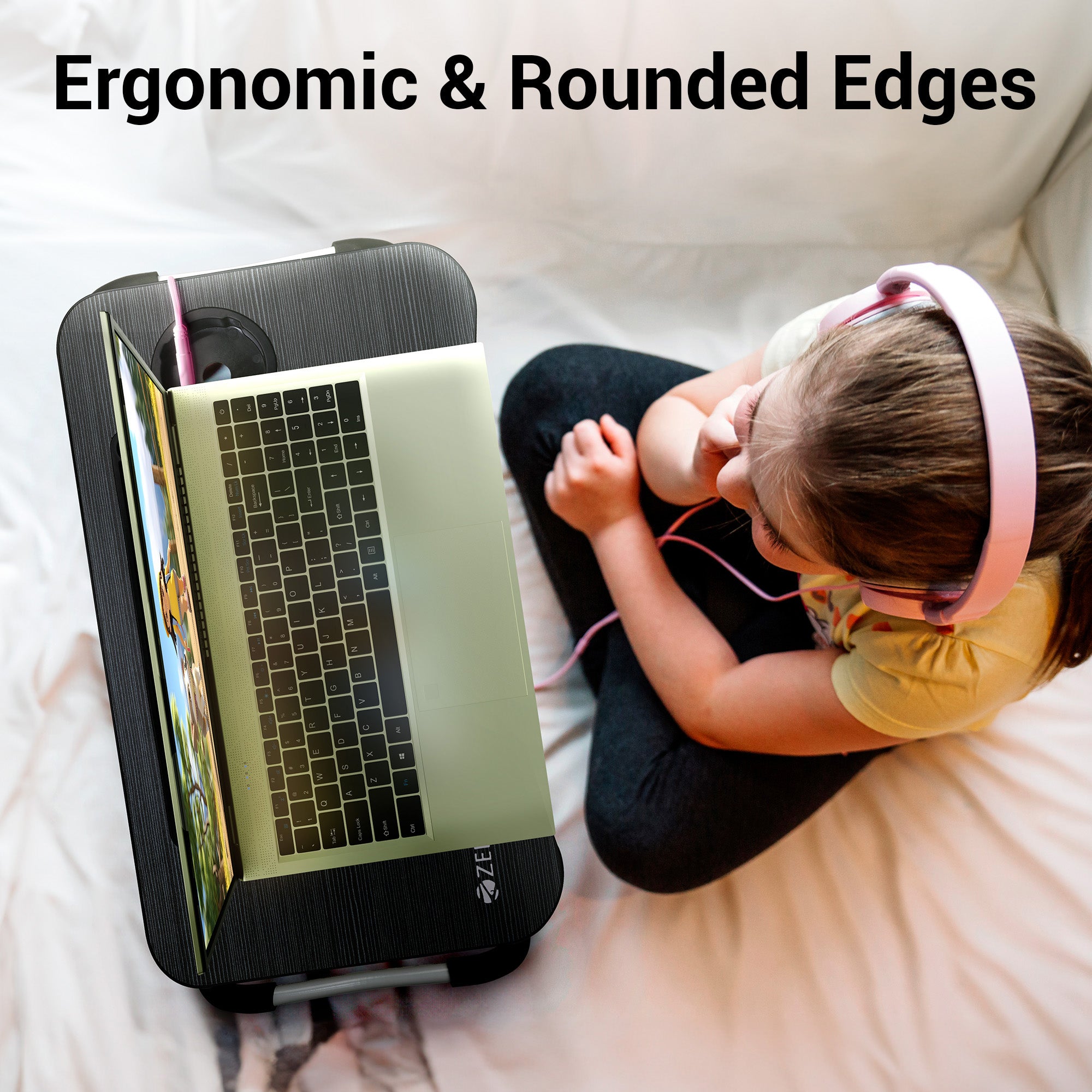 Zeb-Lapdesk X1 - Foldable Laptop Table - Zebronics