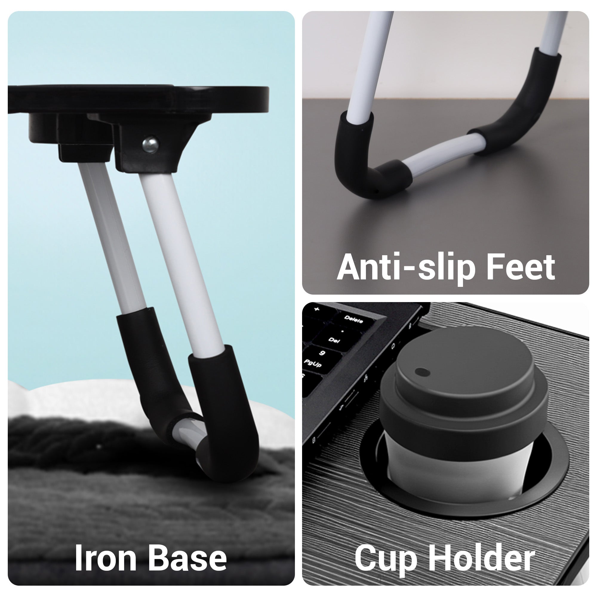 Zeb-Lapdesk X1 - Foldable Laptop Table - Zebronics