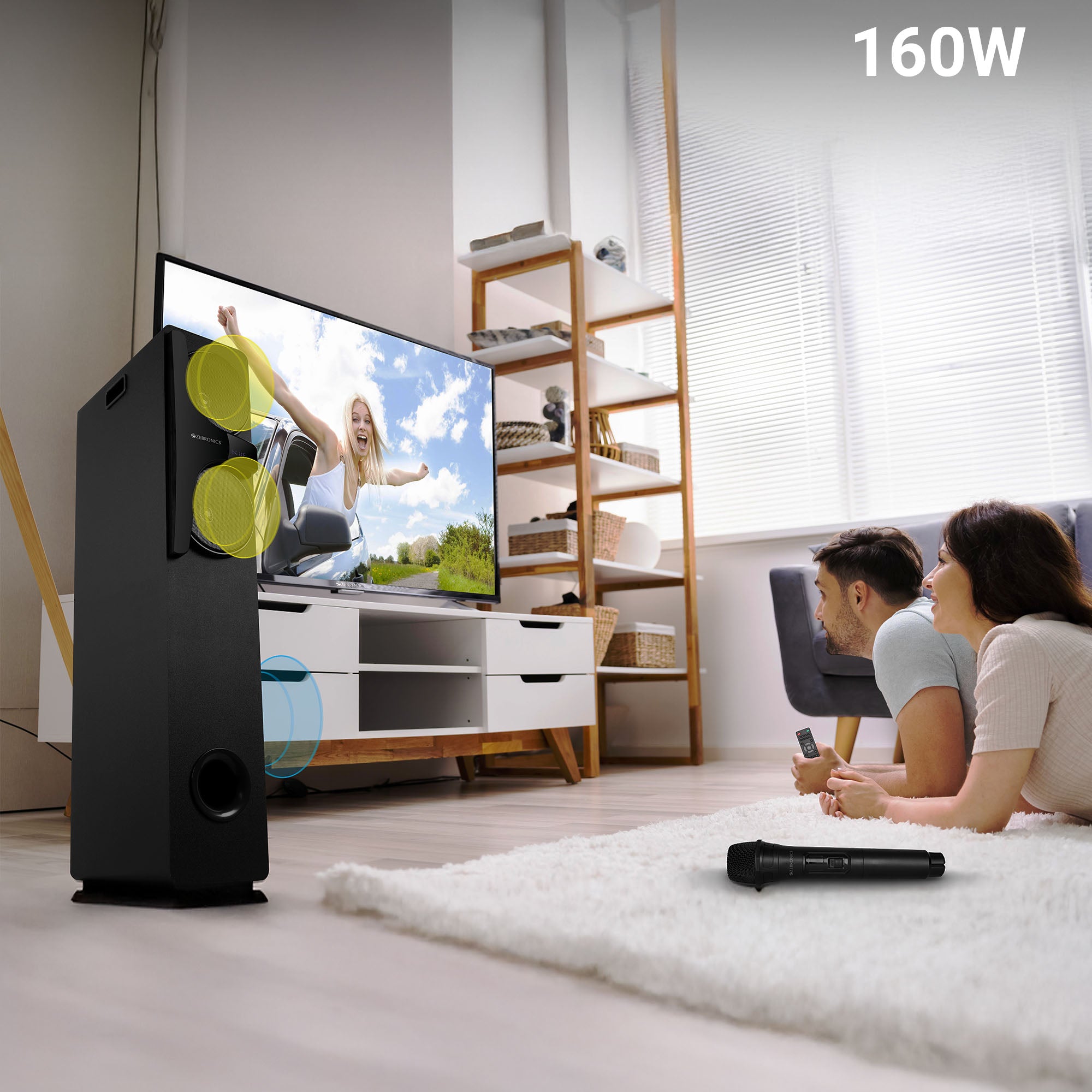 Zebronics mega Tower Speaker - 160W output