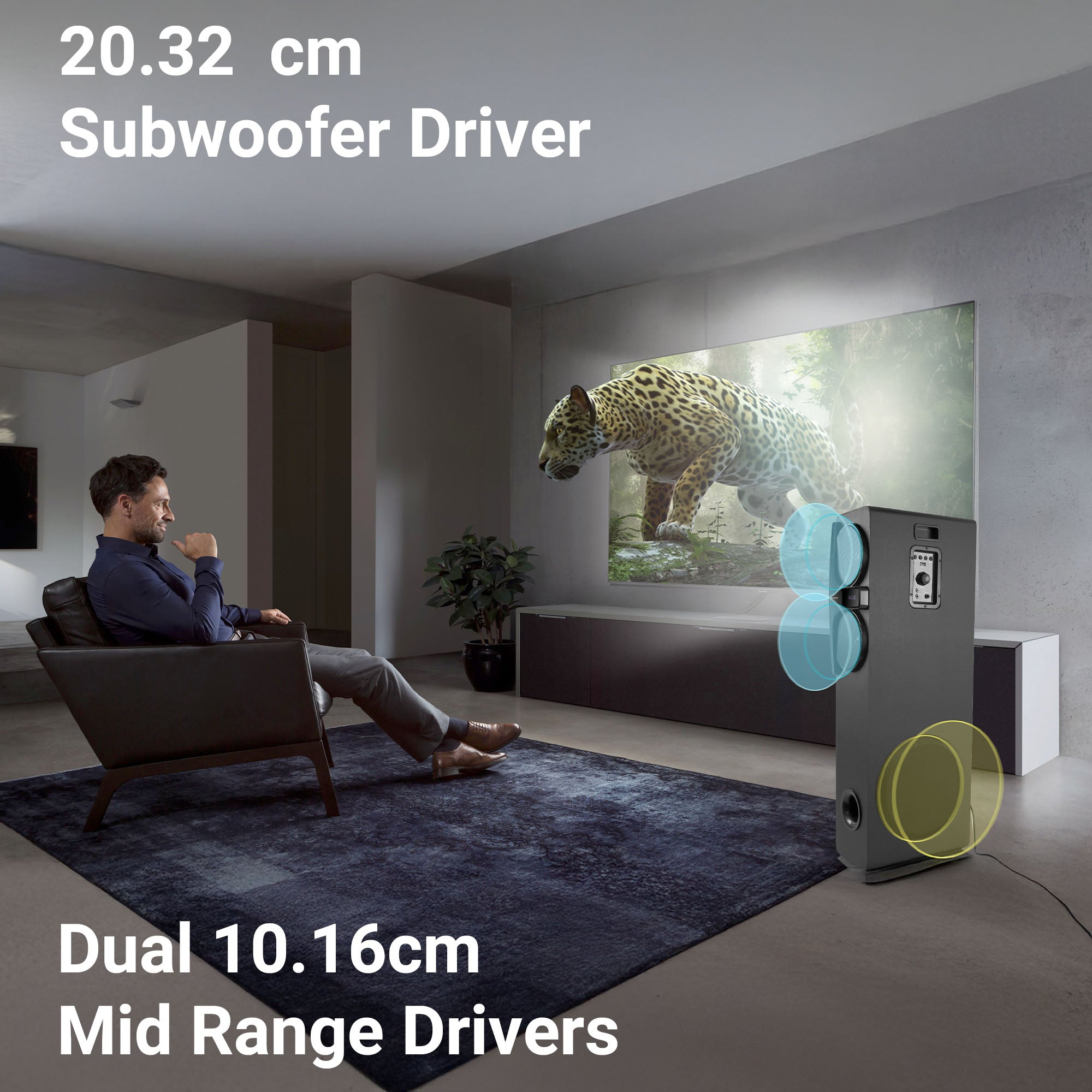 Zebronics mega Tower Speaker - Subwoofers
