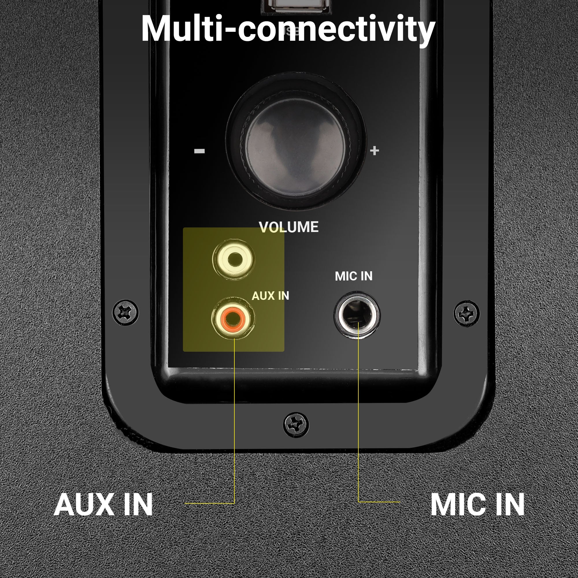 Zebronics mega Tower Speaker - multiconnectivity