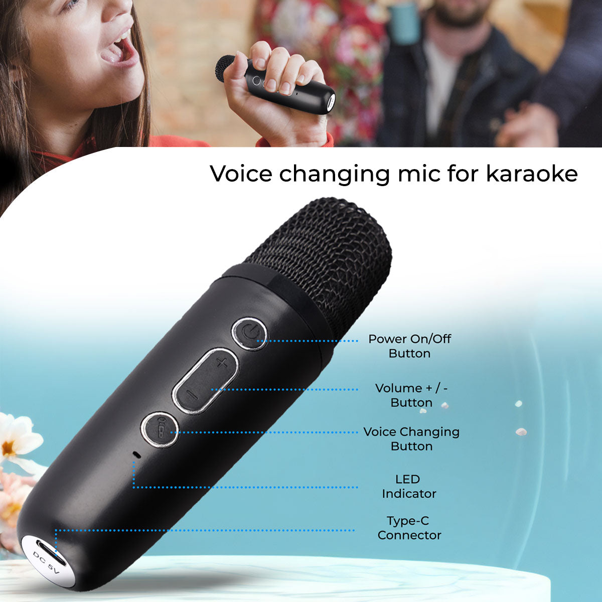 Zeb-Melo - Wireless Speaker - Zebronics - voice changing mic for karaoke
