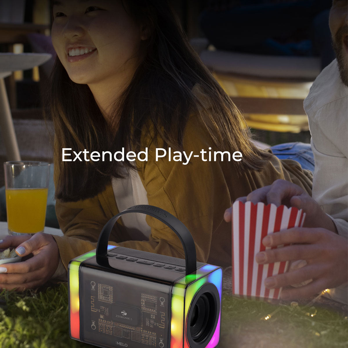 Zeb-Melo - Wireless Speaker - Zebronics - Extended Play-time