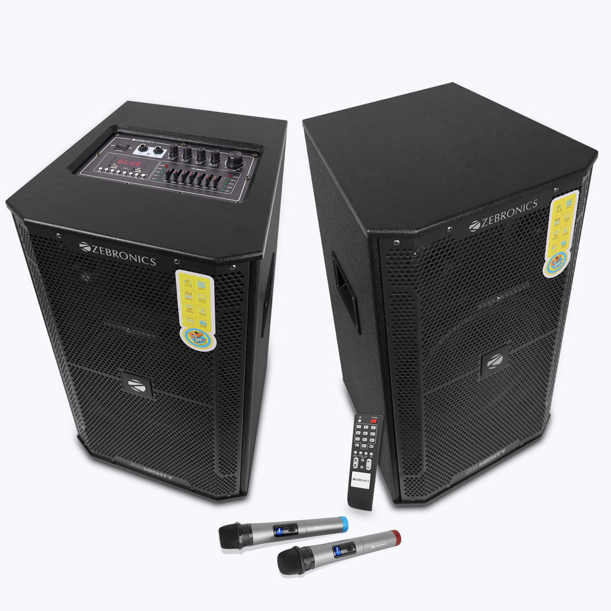 Zeb-Mighty - DJ Speaker - Zebronics - top view