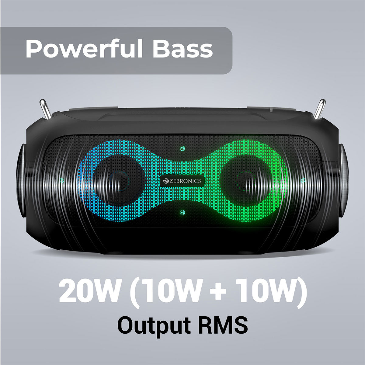 Zeb-Music Bomb X Pro - Wireless Speaker - Zebronics
