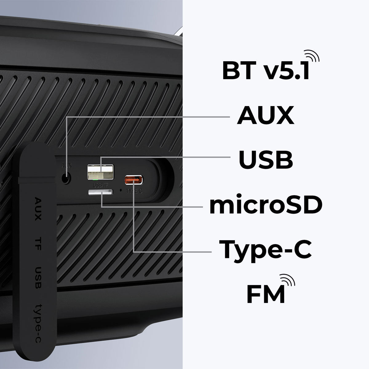 Zeb-Music Bomb X Pro - Wireless Speaker - Zebronics