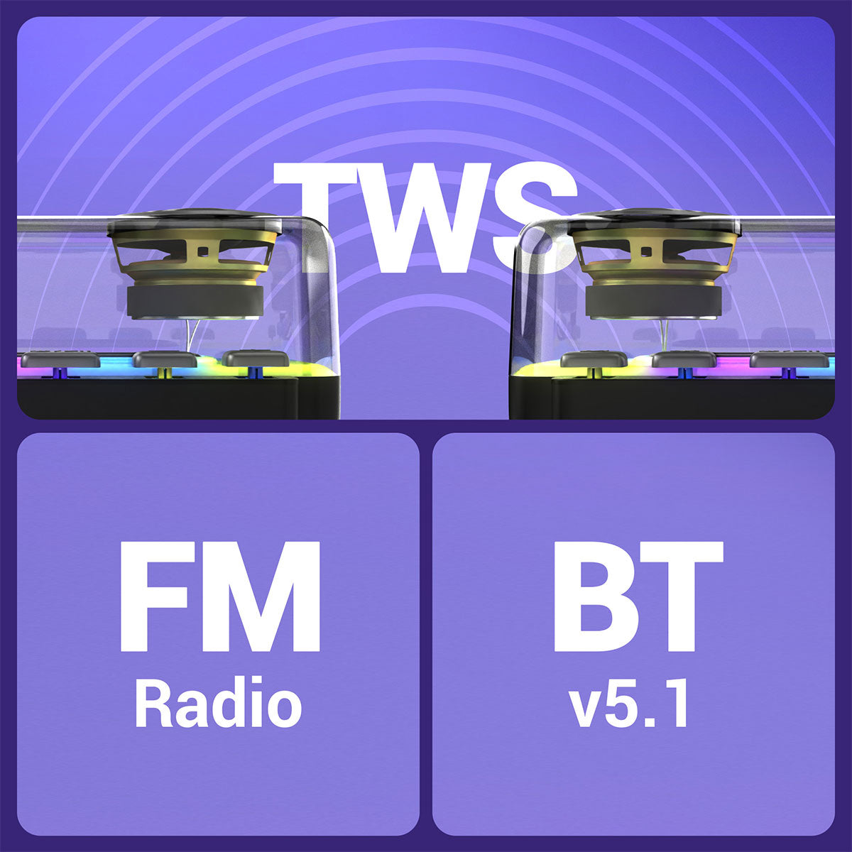 Zeb-Music bomb 20 - Wirelless Speaker - Zebronics