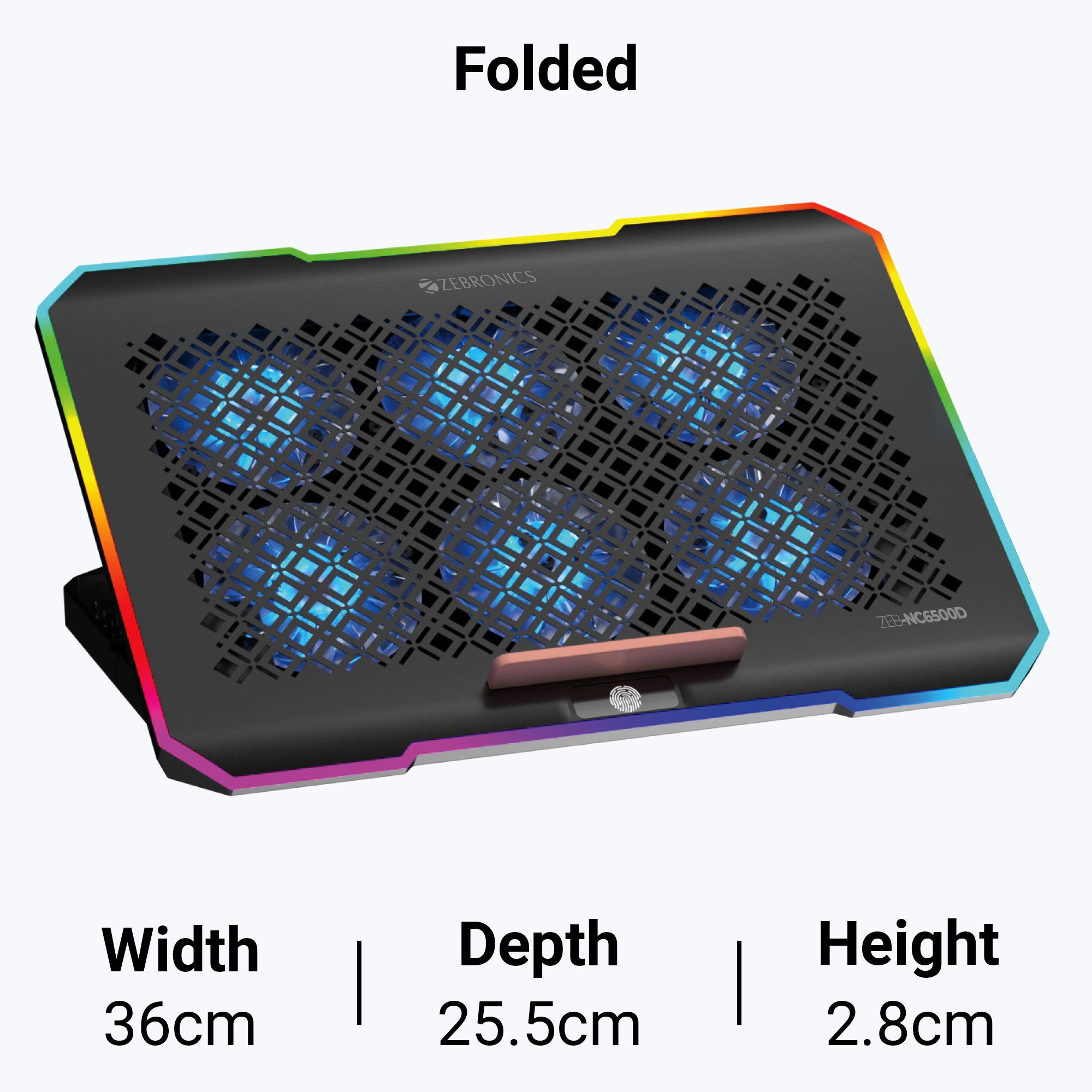 Zeb-NC6500D - Laptop Stand - Zebronics