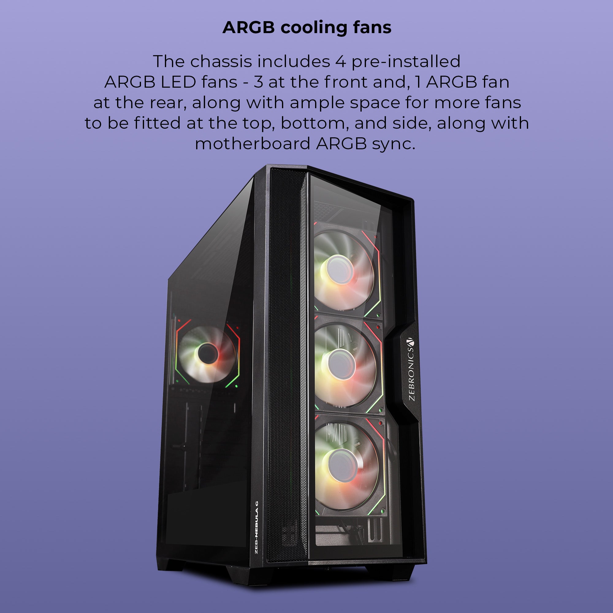 Zebronics - Zeb Nebula - Gaming Chassis