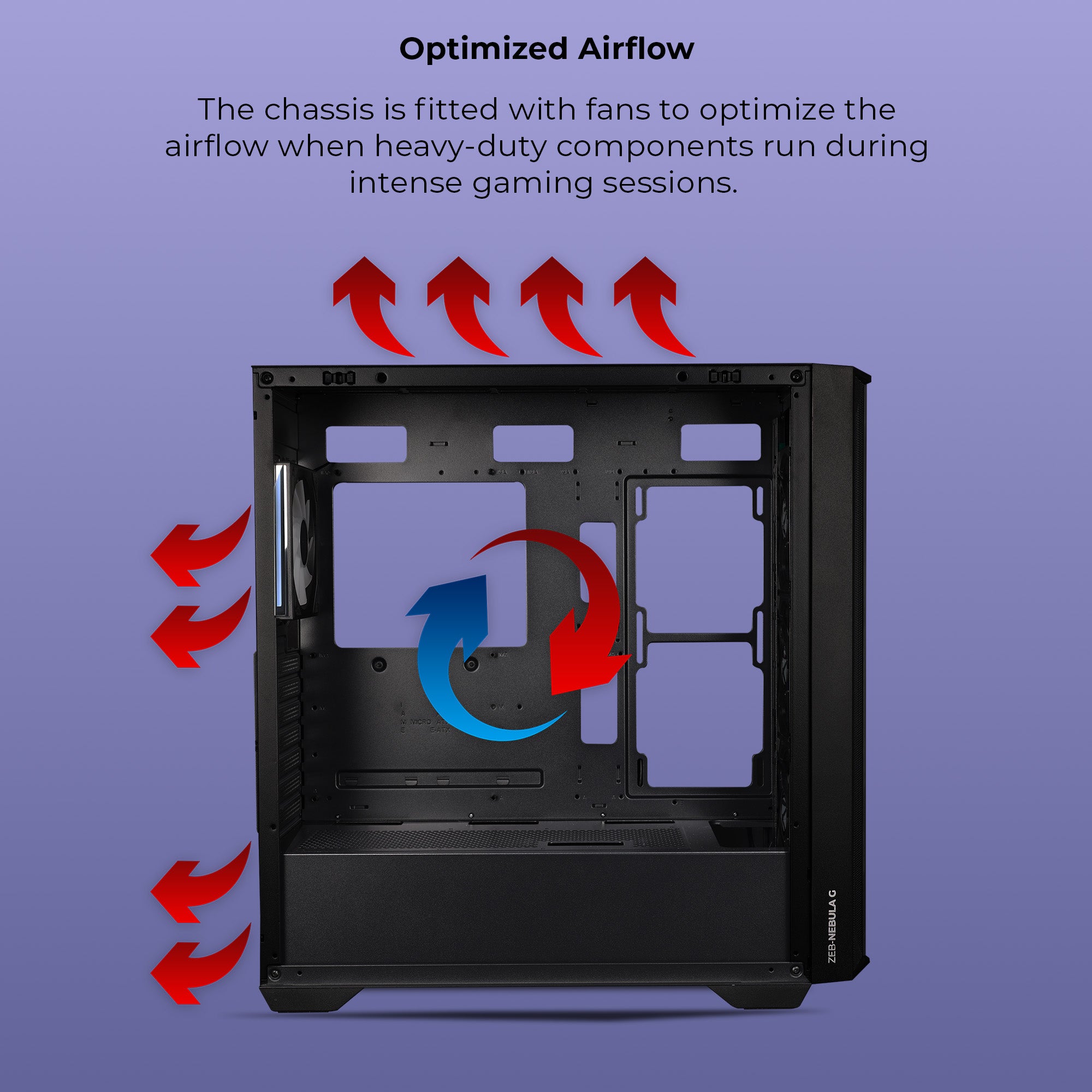 Zebronics - Zeb Nebula - Gaming Chassis