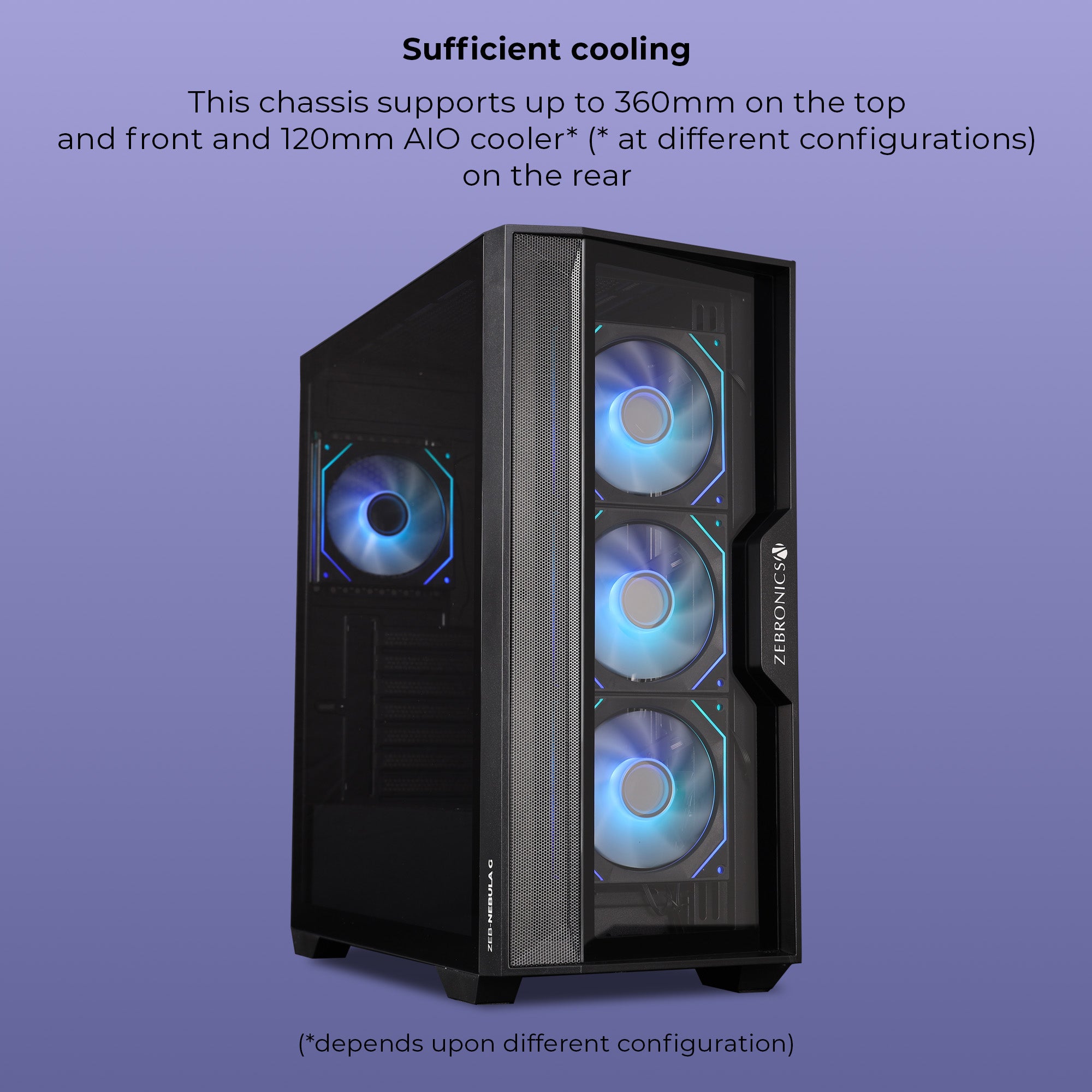 Zebronics - Zeb Nebula - Gaming Chassis