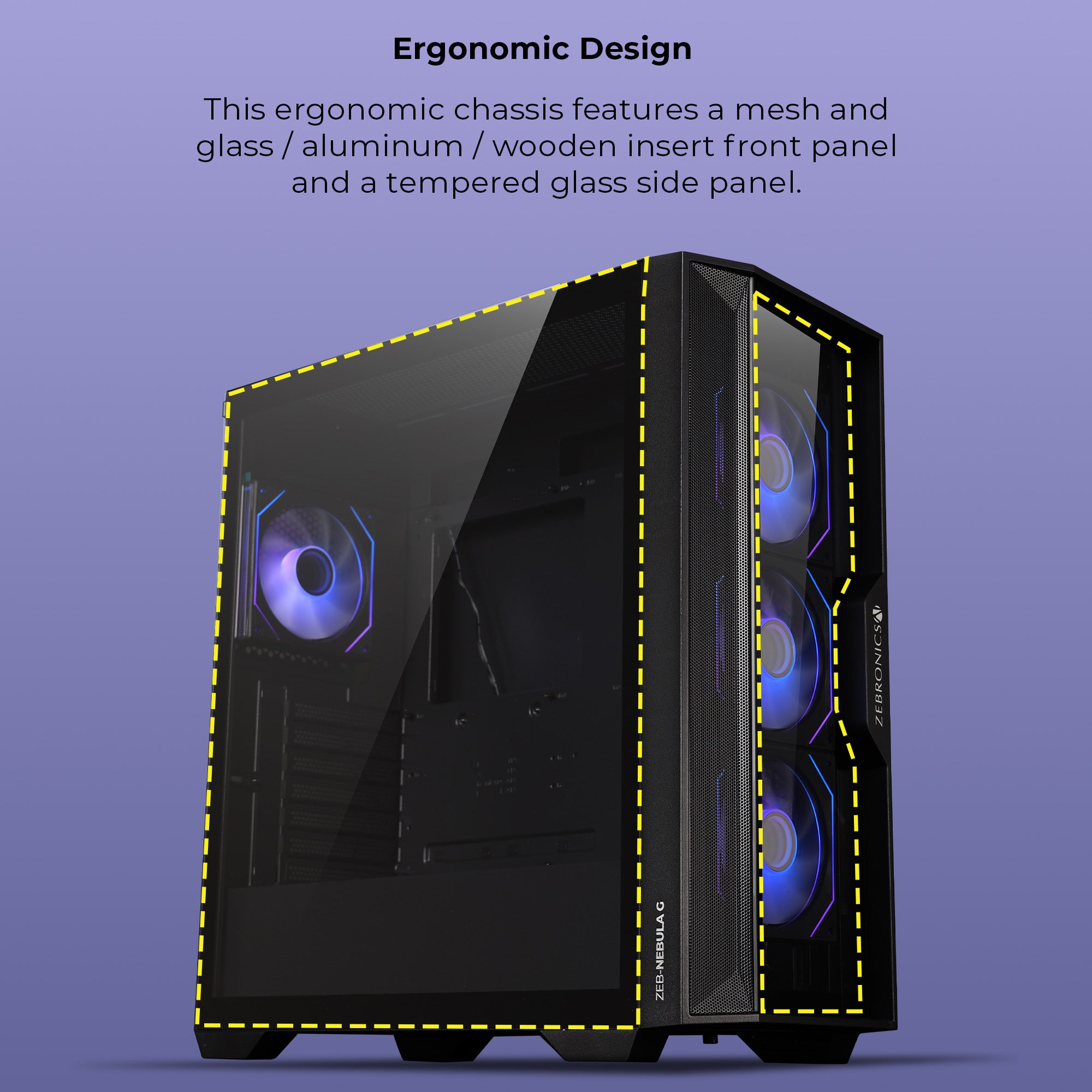 Zebronics - Zeb Nebula - Gaming Chassis