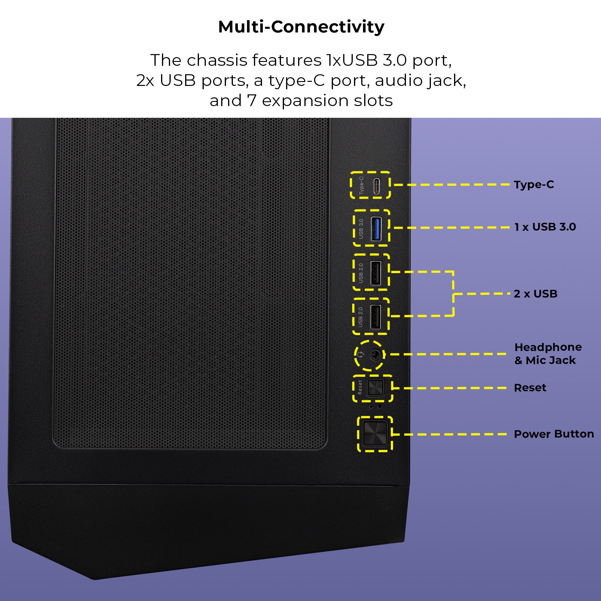 Zebronics - Zeb Nebula - Gaming Chassis
