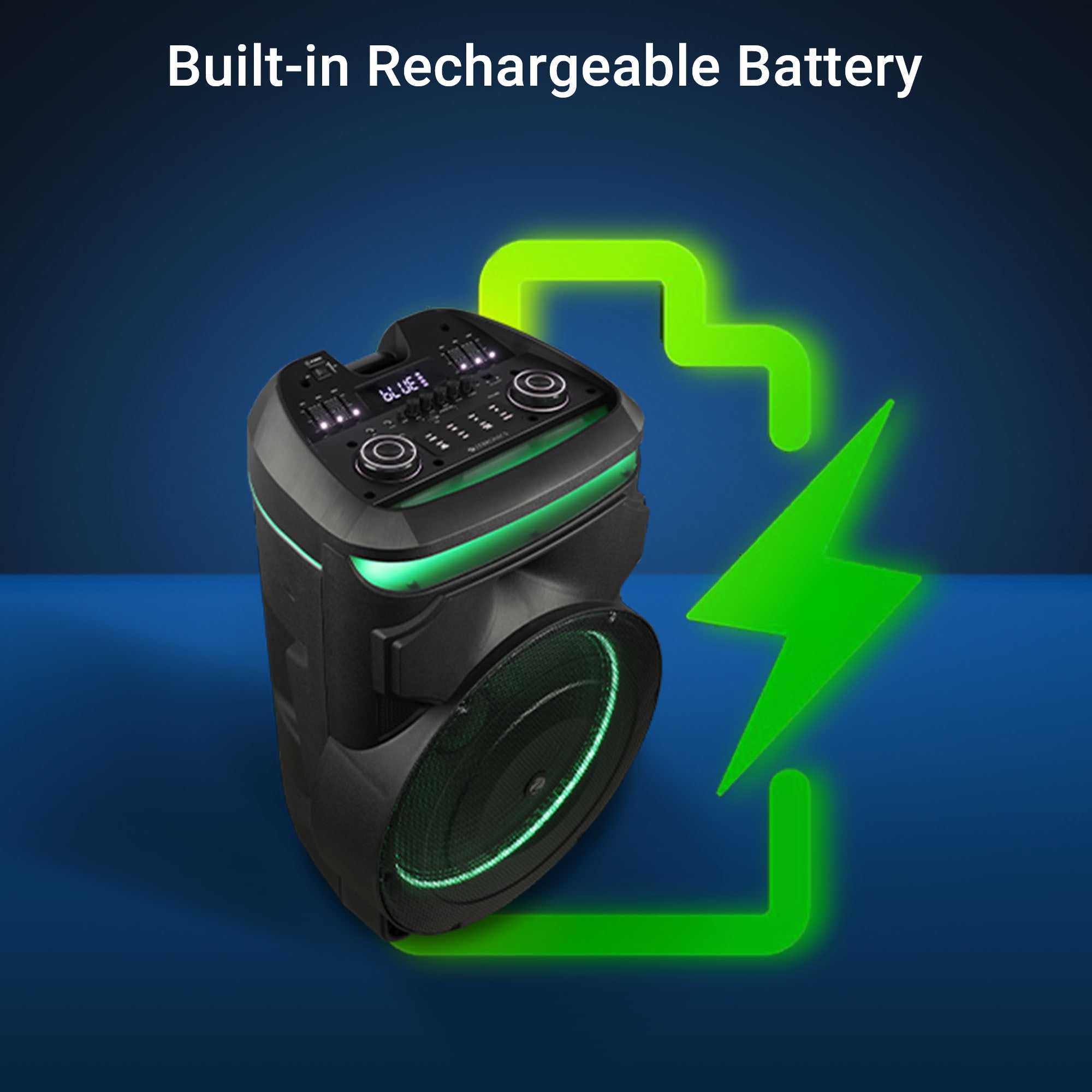 Zebronics - Zeb octane 601 - Trolley speaker - built-in Rechargeable Battery