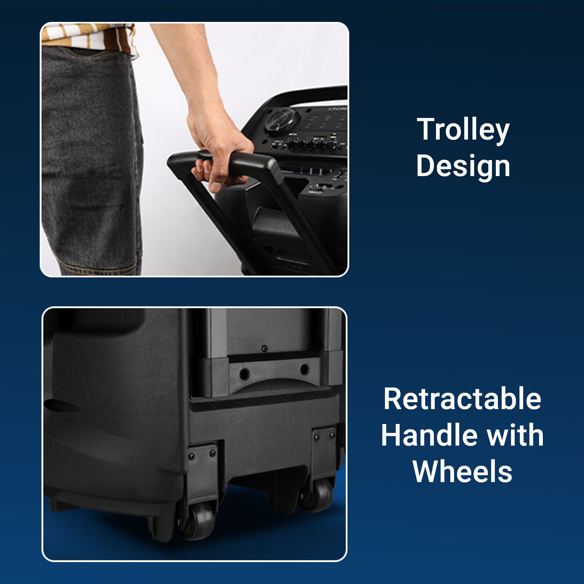 Zebronics - Zeb octane 601 - Trolley speaker - Trolley design