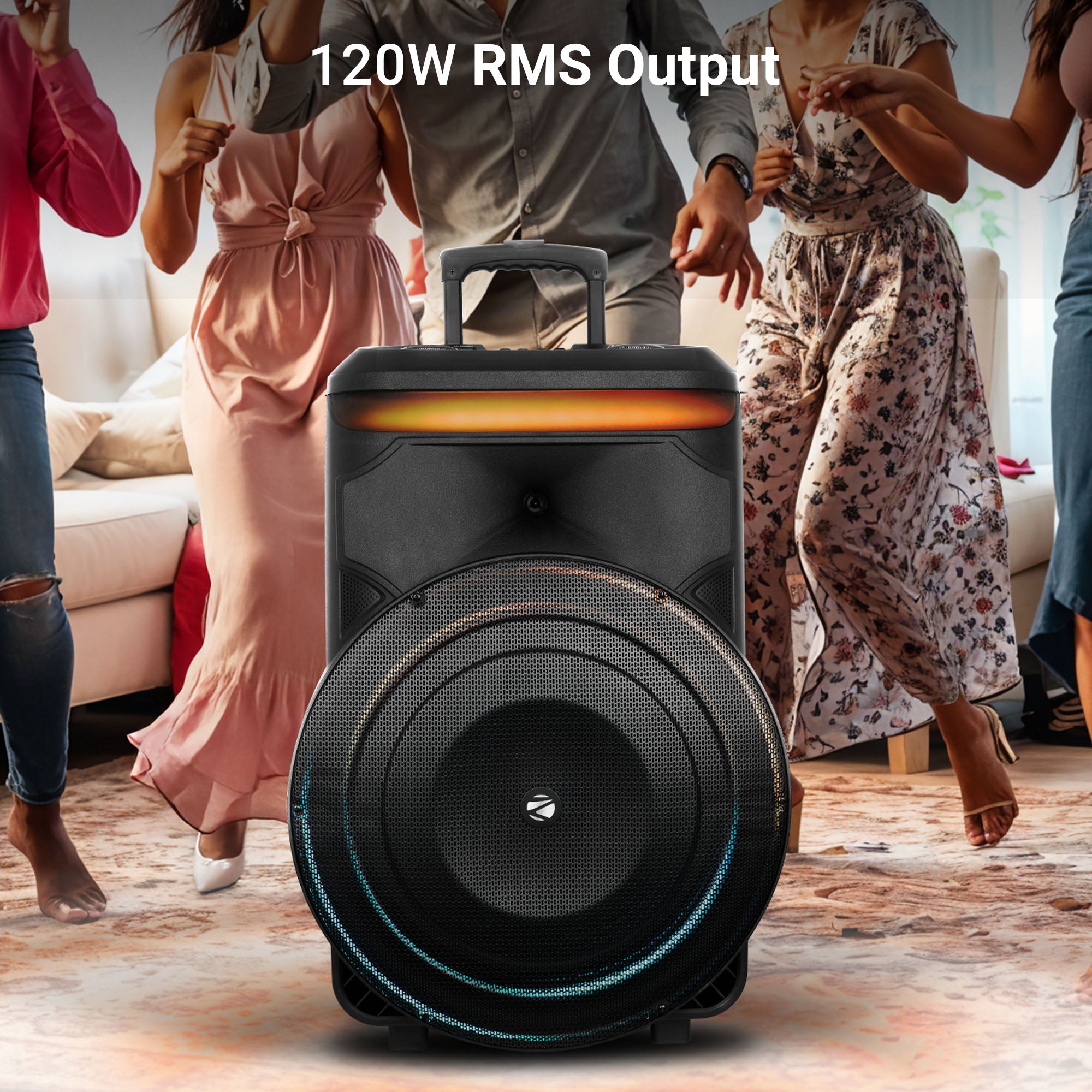 Zebronics - Zeb octane 601 - Trolley speaker with 120W output