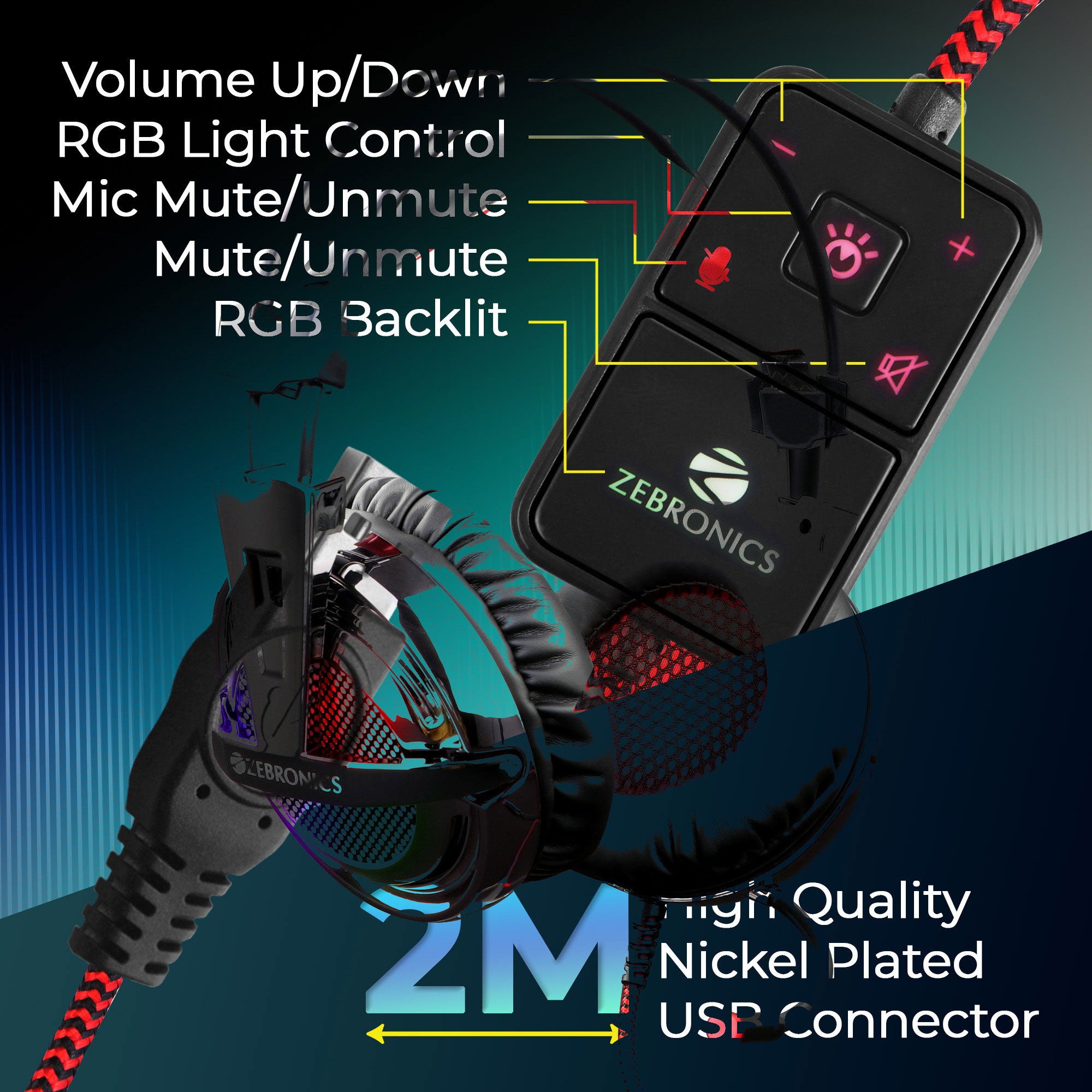 Zebronics - Orion - Gaming Headphones