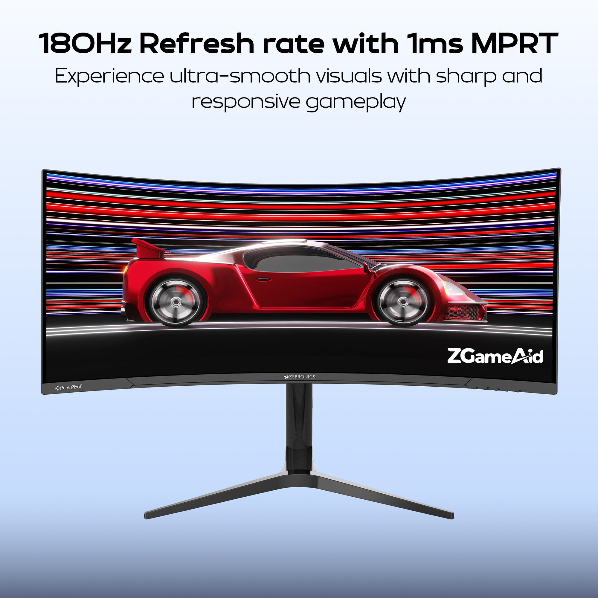 Zeb-PA234 - Curved Wide Monitor - Zebronics