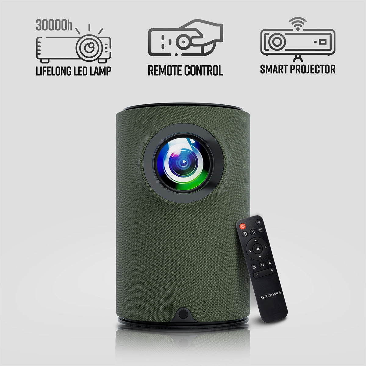 Zeb-PixaPlay 22 - LED Projector - Zebronics