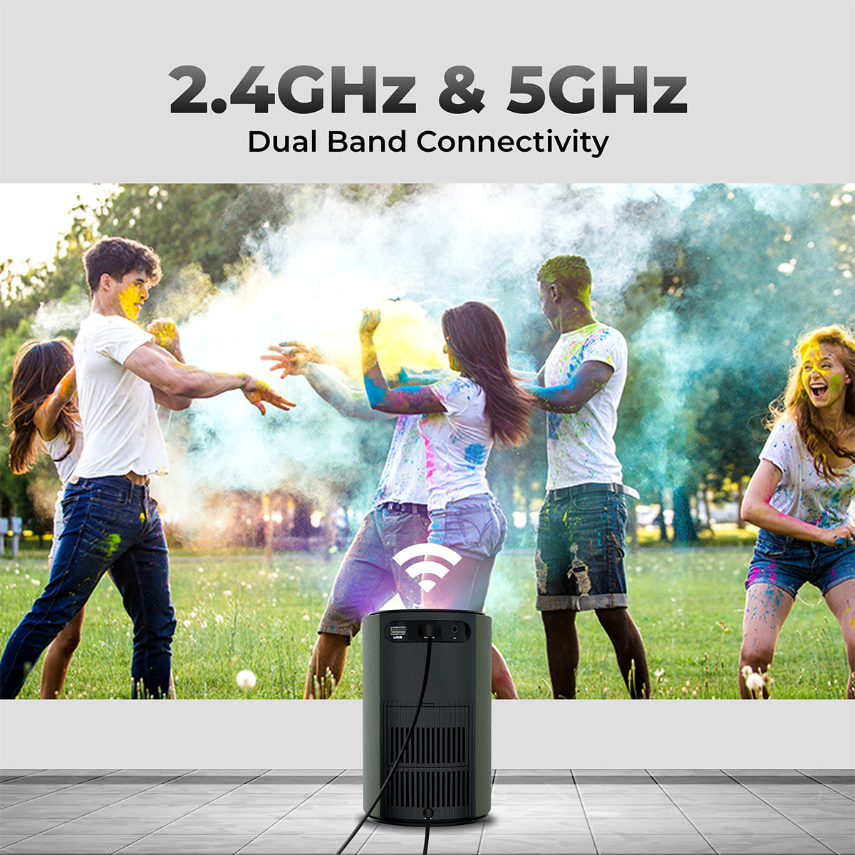 Zeb-PixaPlay 22 - LED Projector - Zebronics