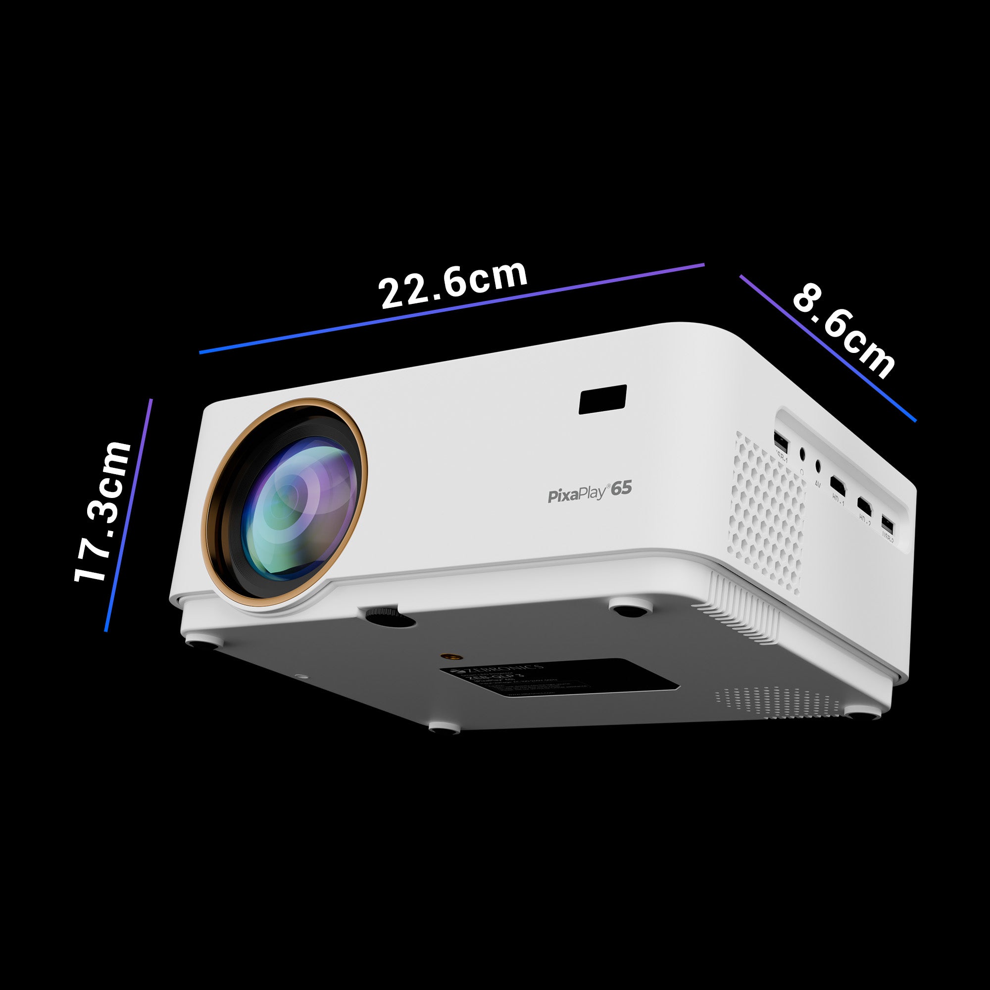 Zebronics- Zeb Pixaplay 65 - LED Projector
