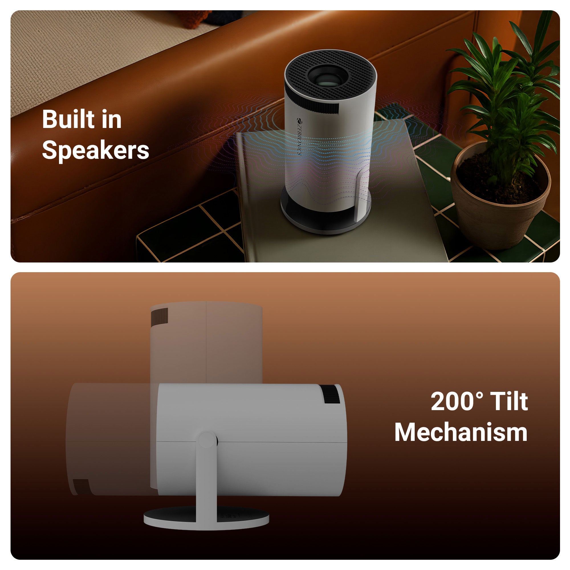 Zeb Pixaplay 73 - LED Projector - Zebronics