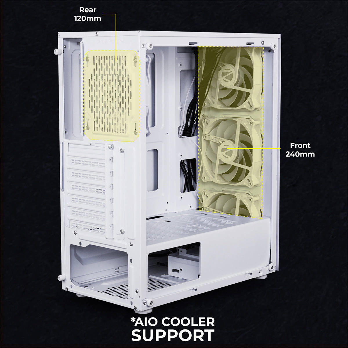 Zeb-Saturn - Gaming Cabinet - Zebronics