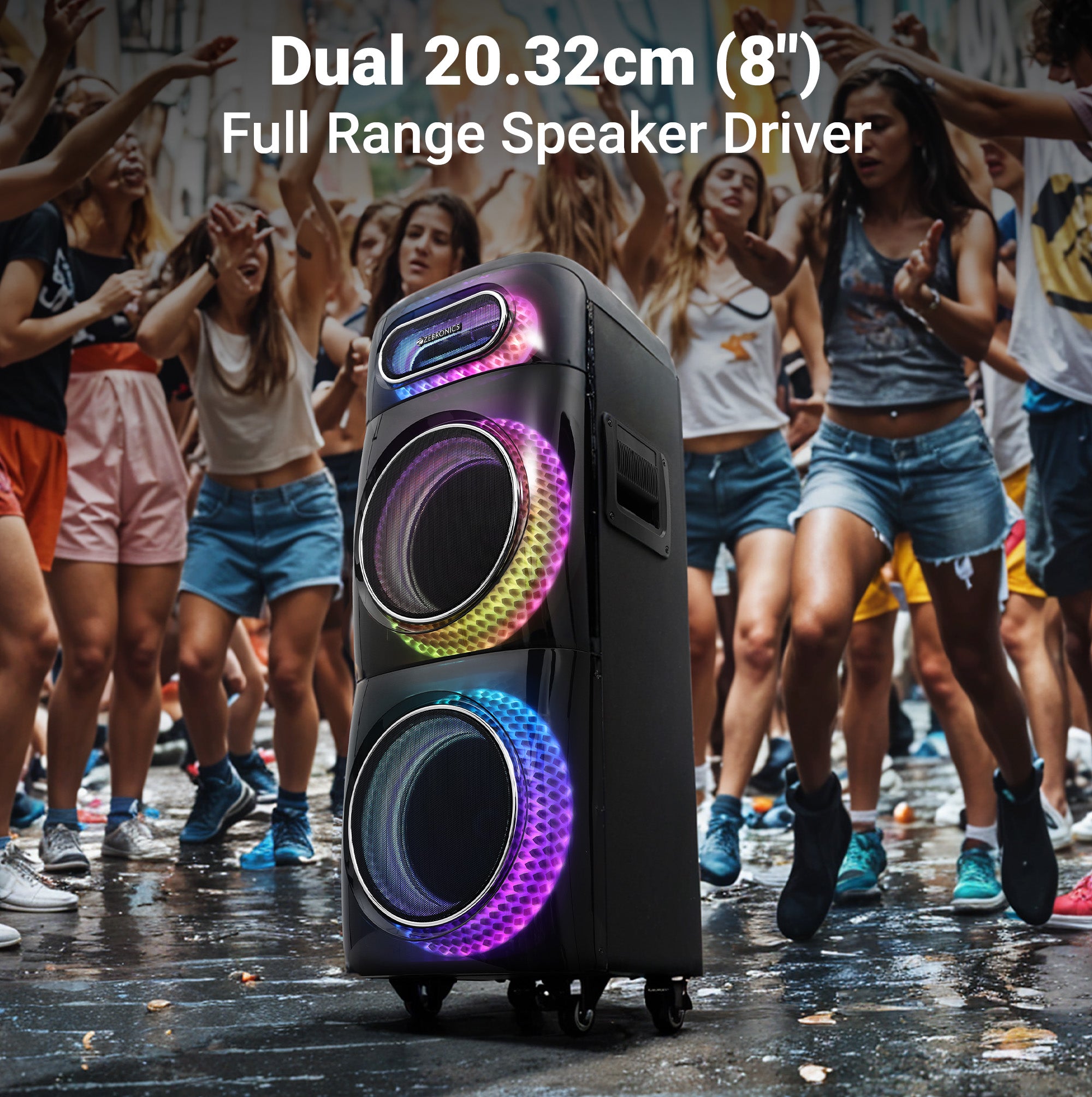 Zebronics Sheen DJ speaker full range driver