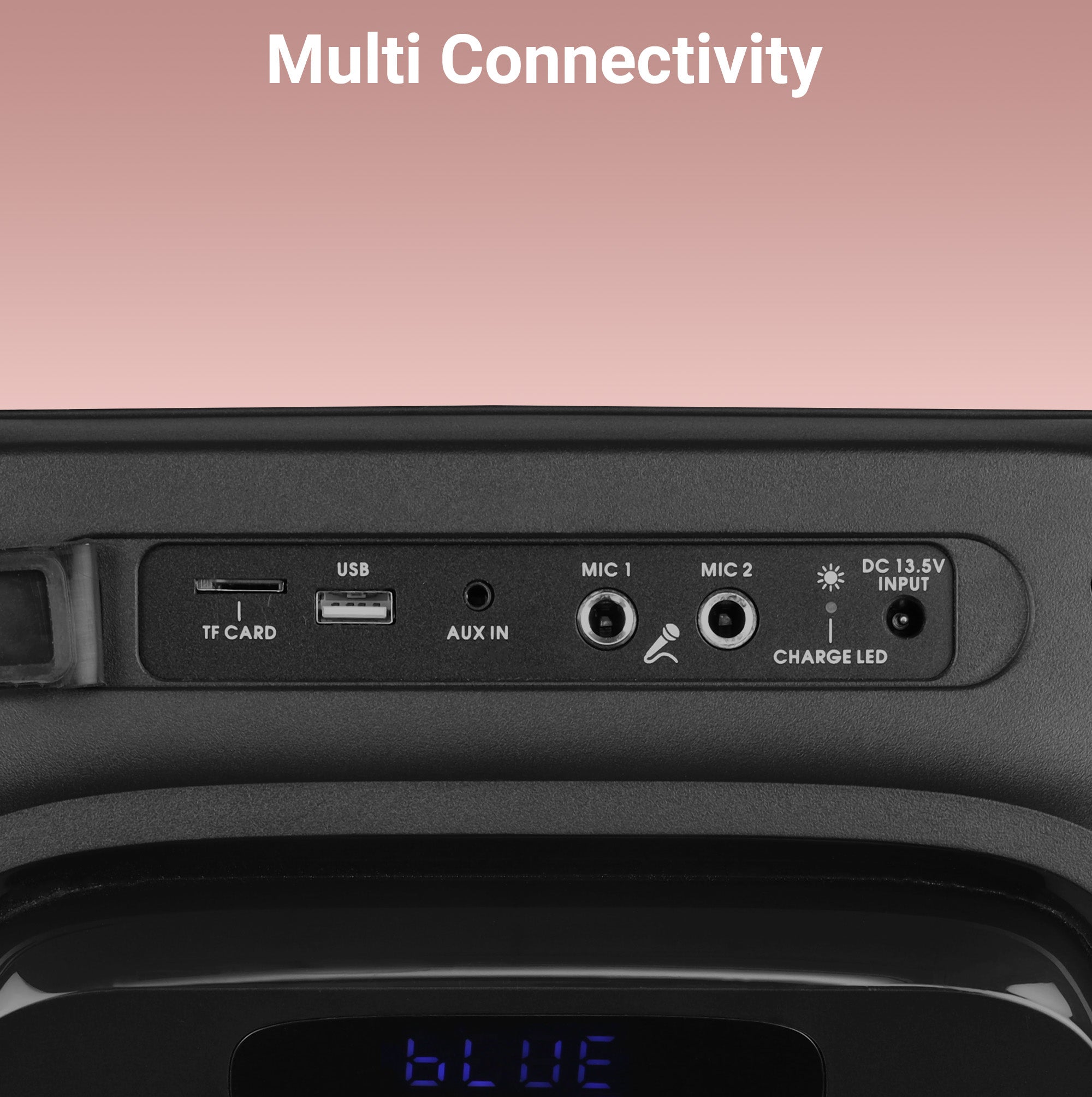 Zebronics Sheen DJ speaker multiconnectivity