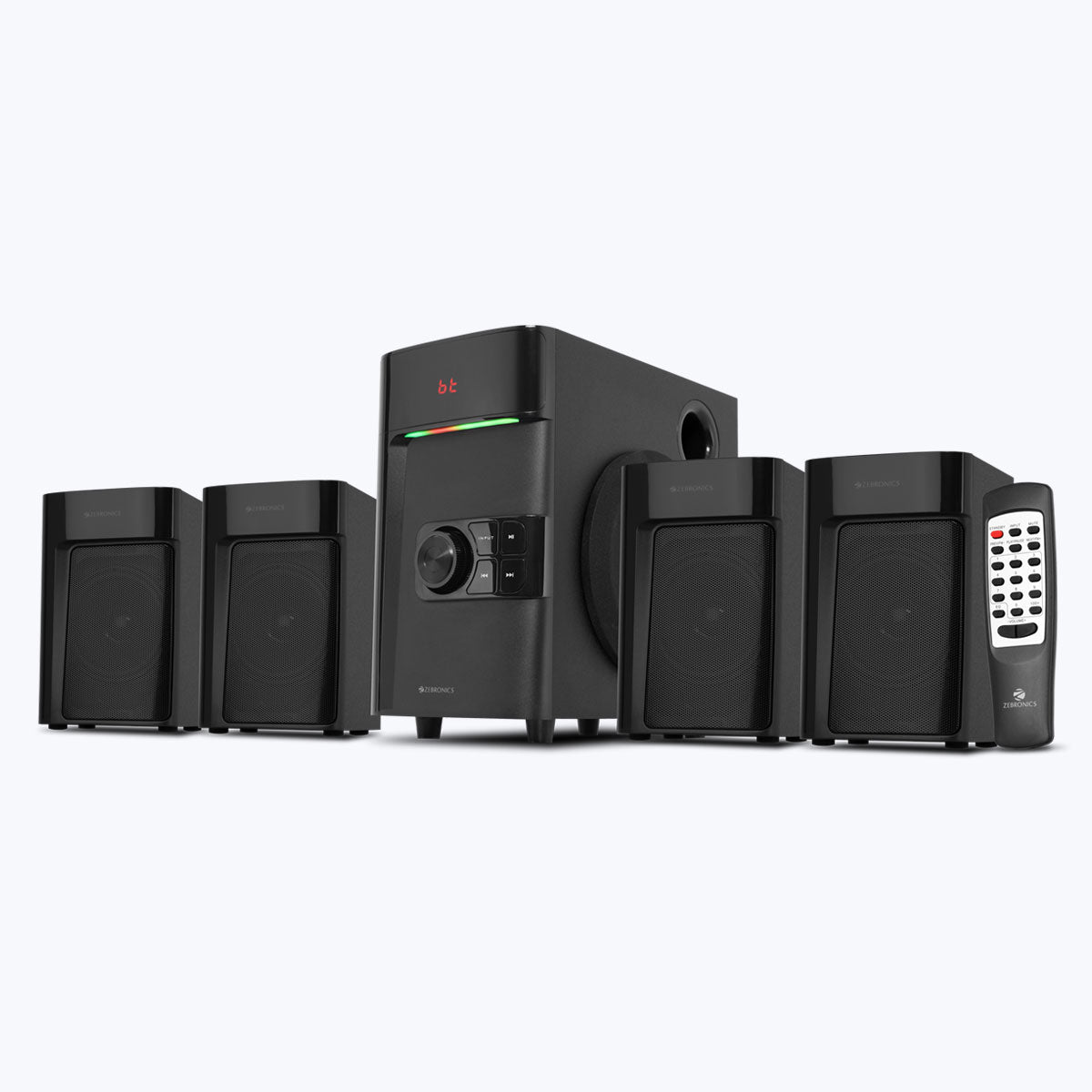 Zeb-Silver 100 - 4.1 Speaker - Zebronics - LED display