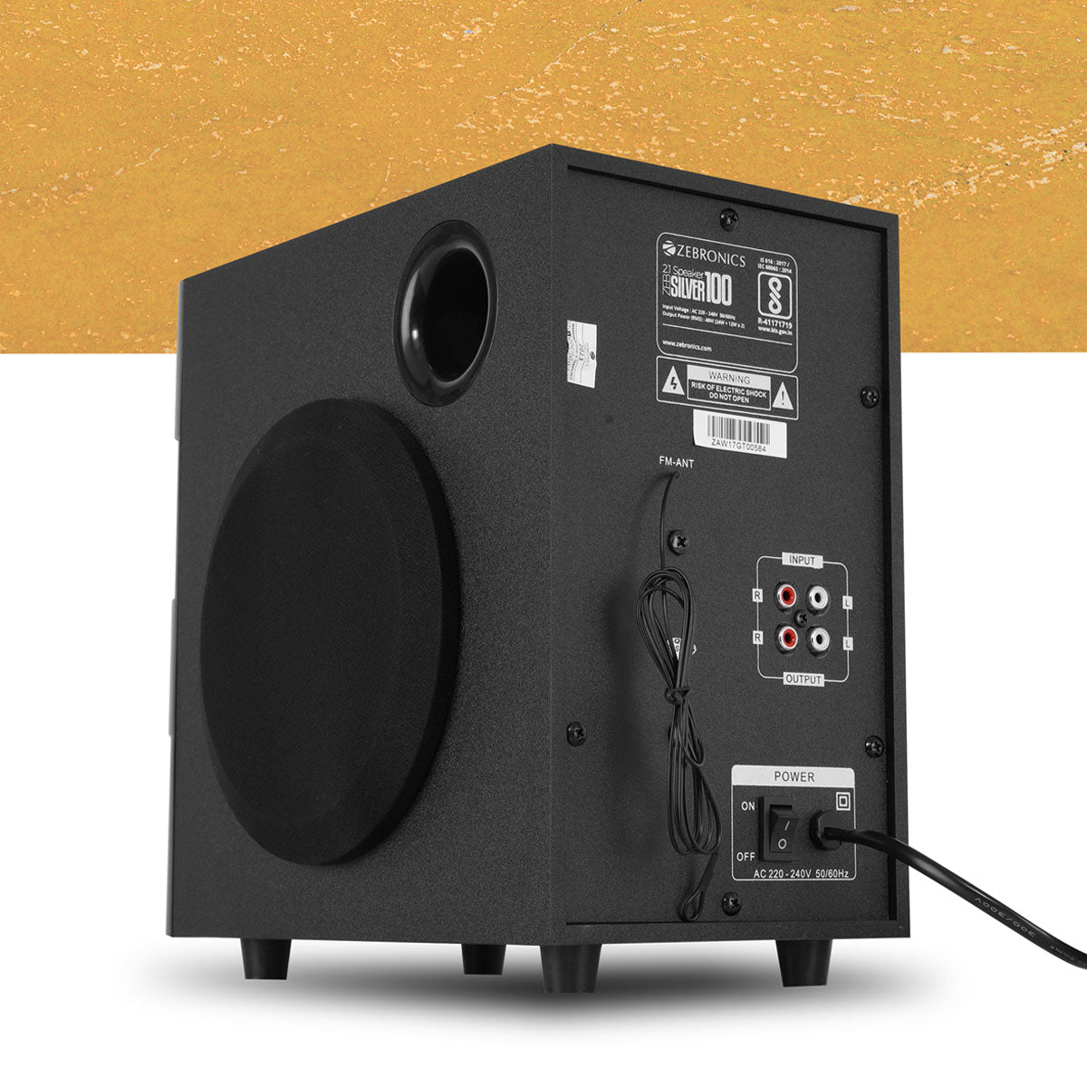 Zeb-Silver 100 - 2.1 Speaker - Zebronics