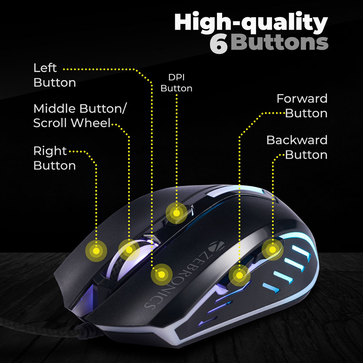 Zeb-Sniper - Gaming Mouse - Zebronics