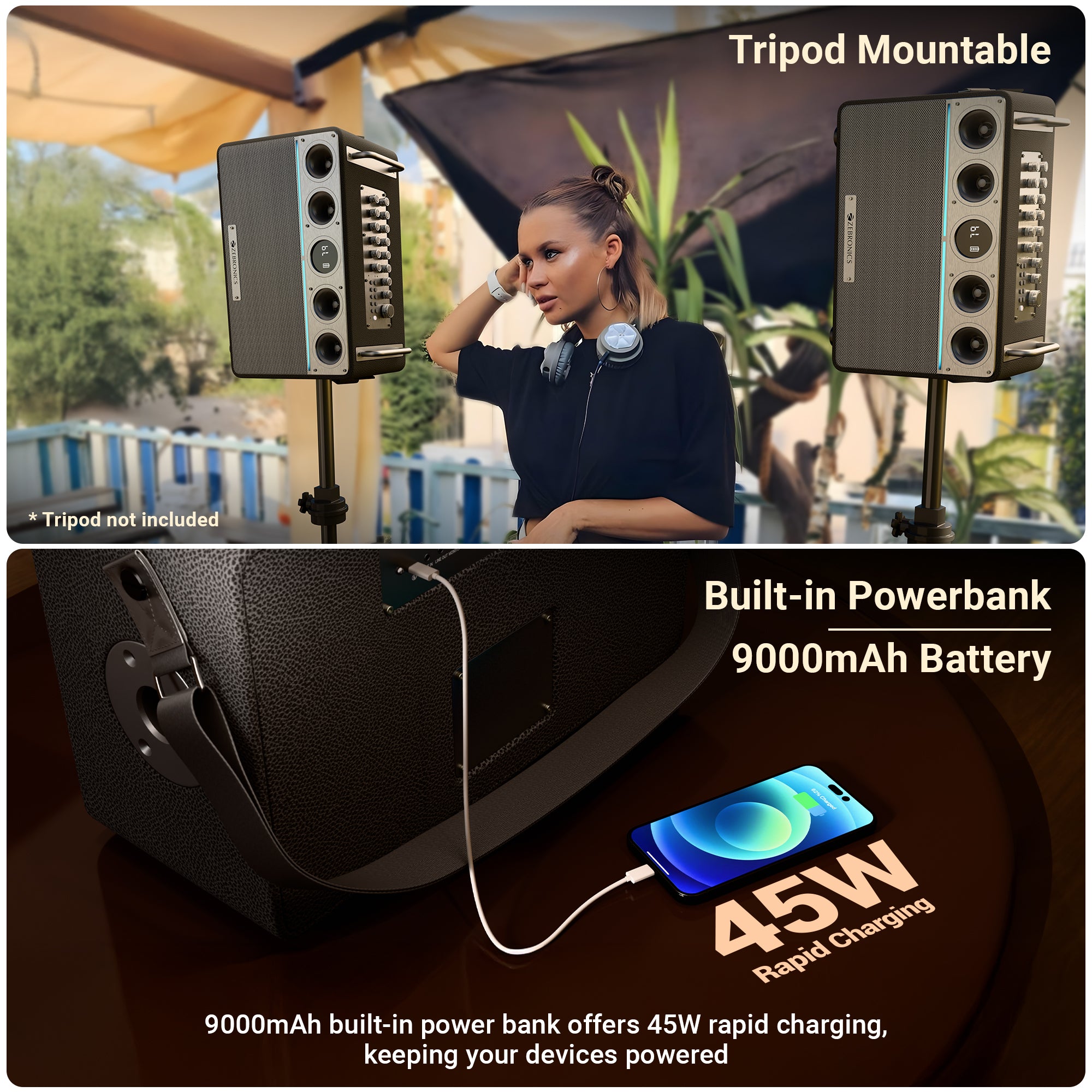 Zebronics - Zeb Studio X One - Wireless speaker