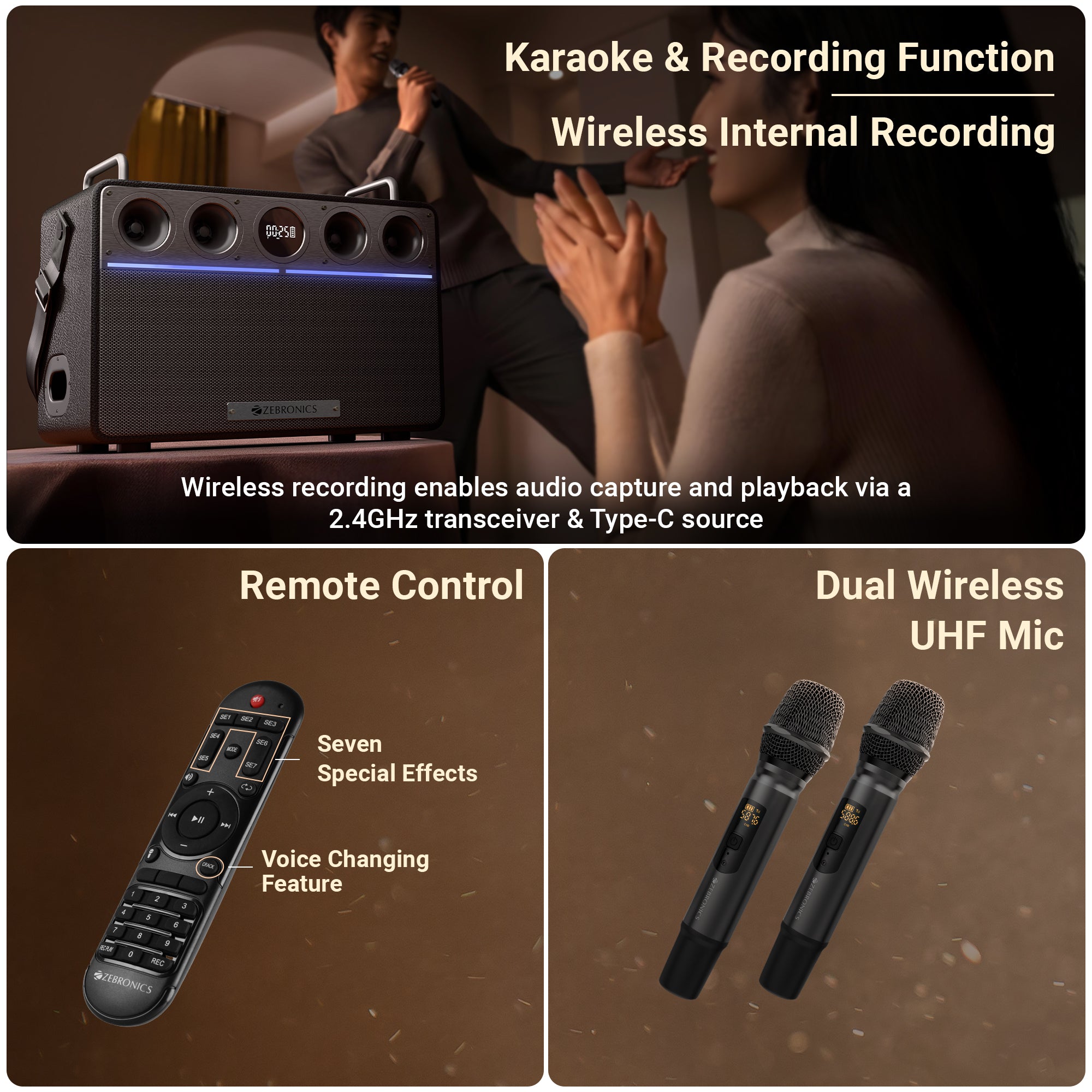 Zebronics - Zeb Studio X One - Wireless speaker